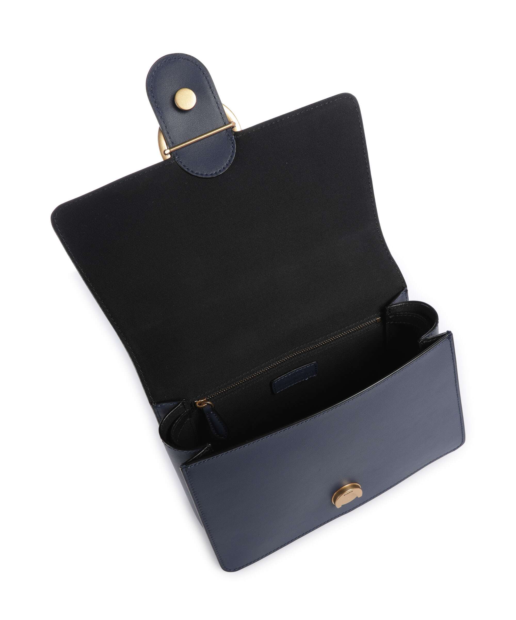 Pinko Love One Classic Torebka blu indaco ombroso/antique gold - Image 6