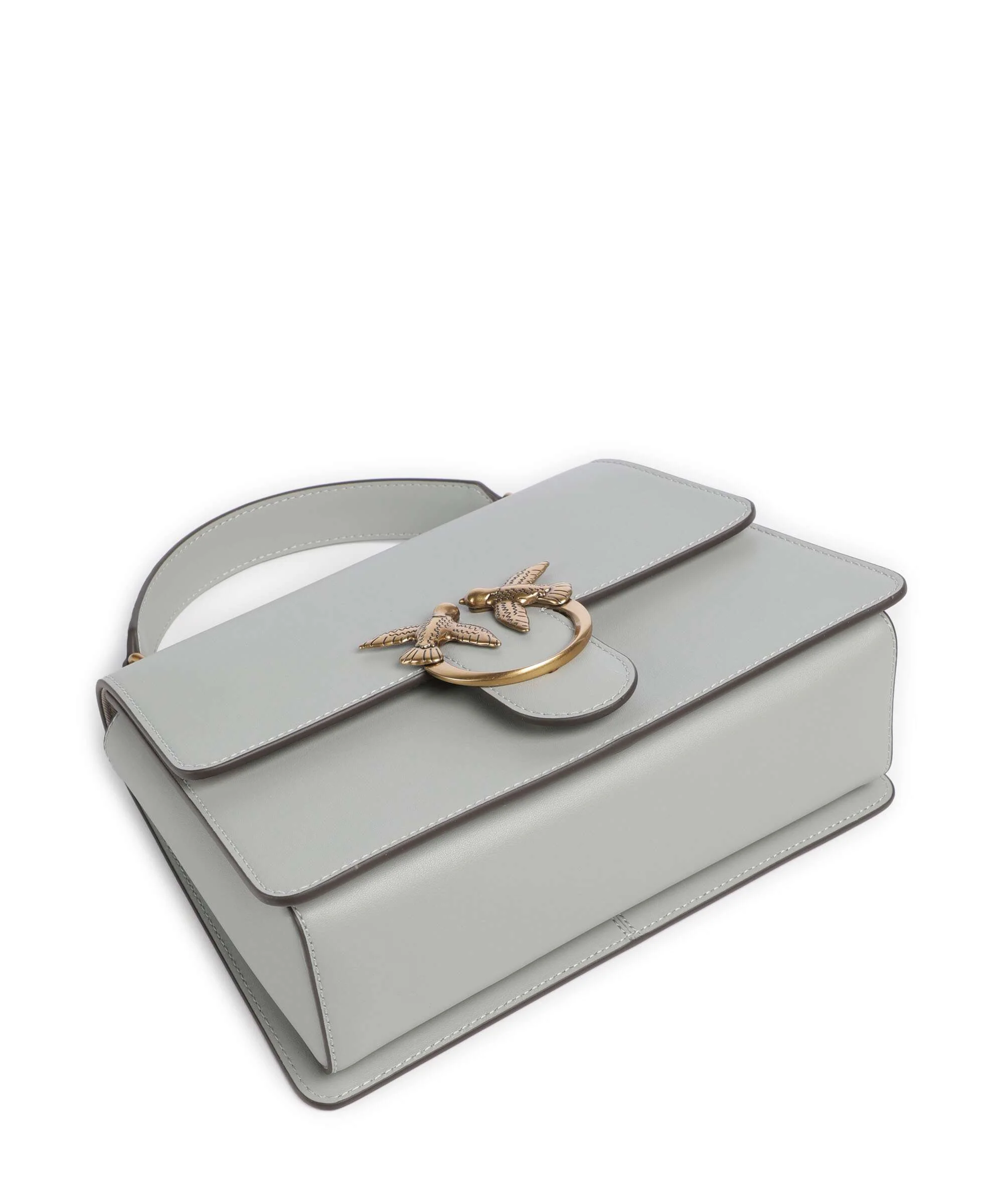 Pinko Love One Classic Torebka grigio perla/antique gold - Image 5