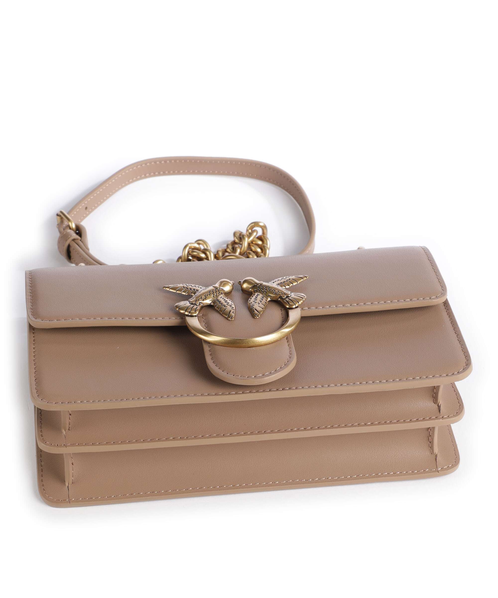 Pinko Love One Mini Torba na ramię biscotto zenzero - Image 5