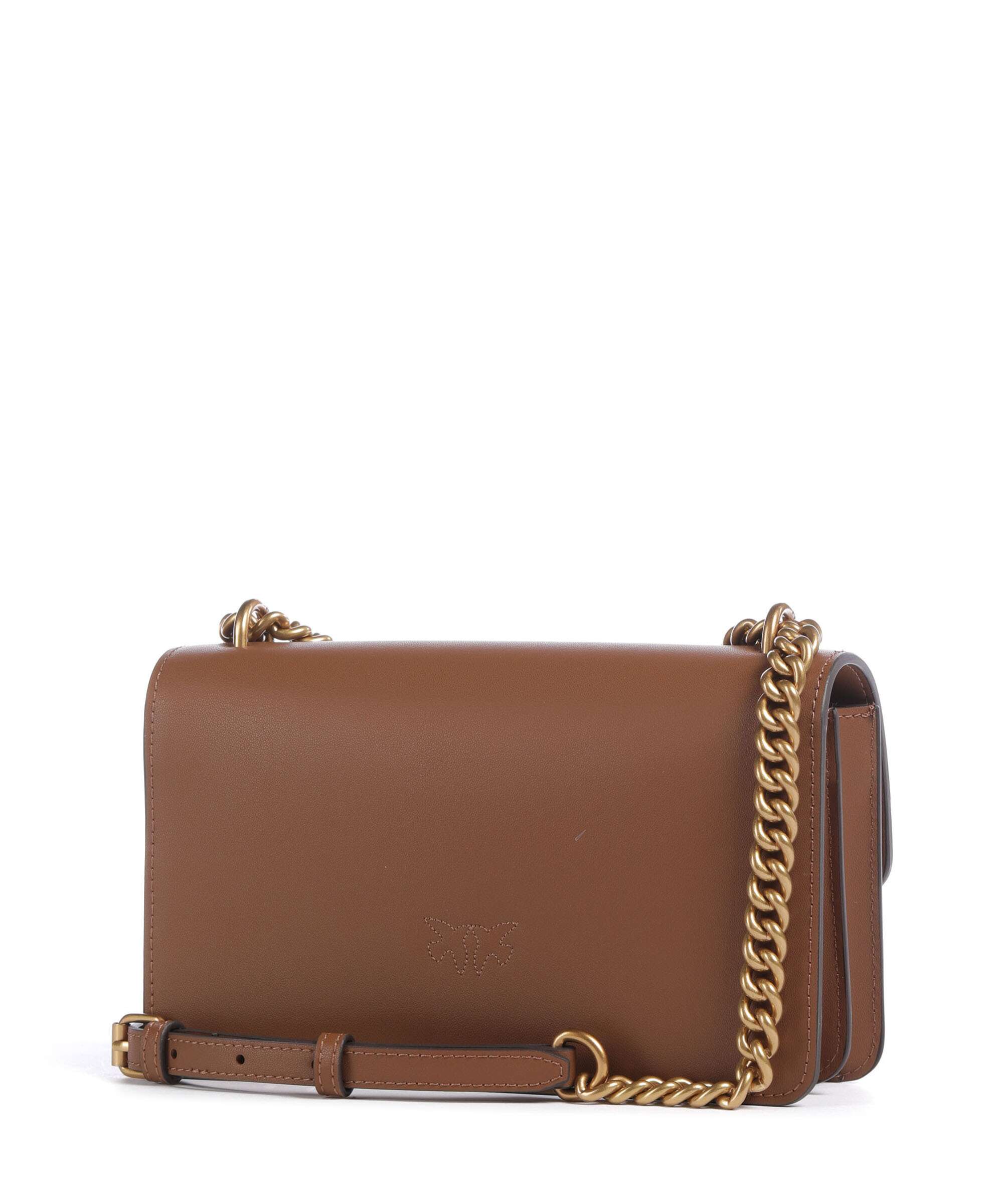 Pinko Love One Mini Torba na ramię marrone/leone/antique gold - Image 2