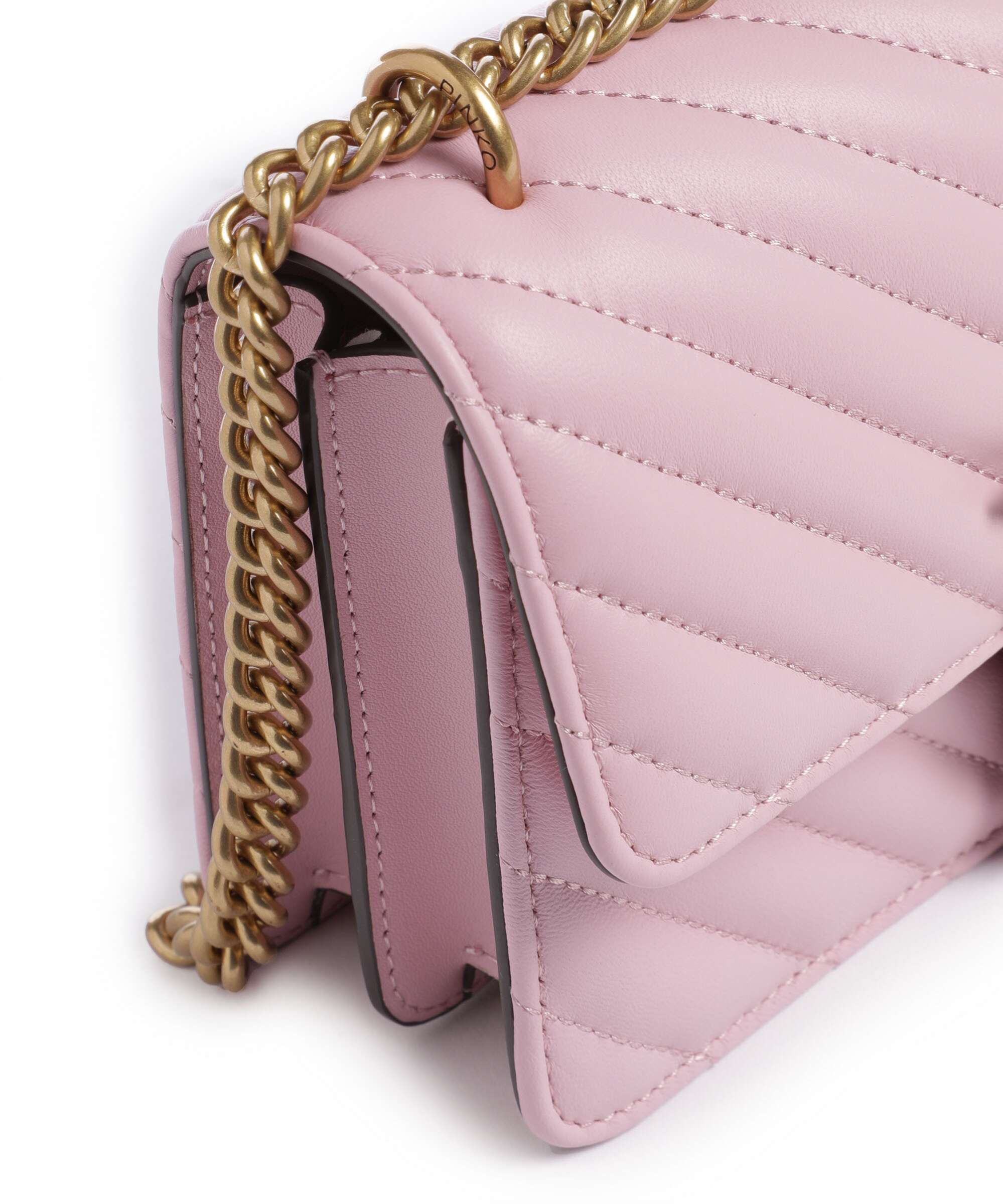 Pinko Love One Mini Torba na ramię rosa chiaro/antique gold - Image 5