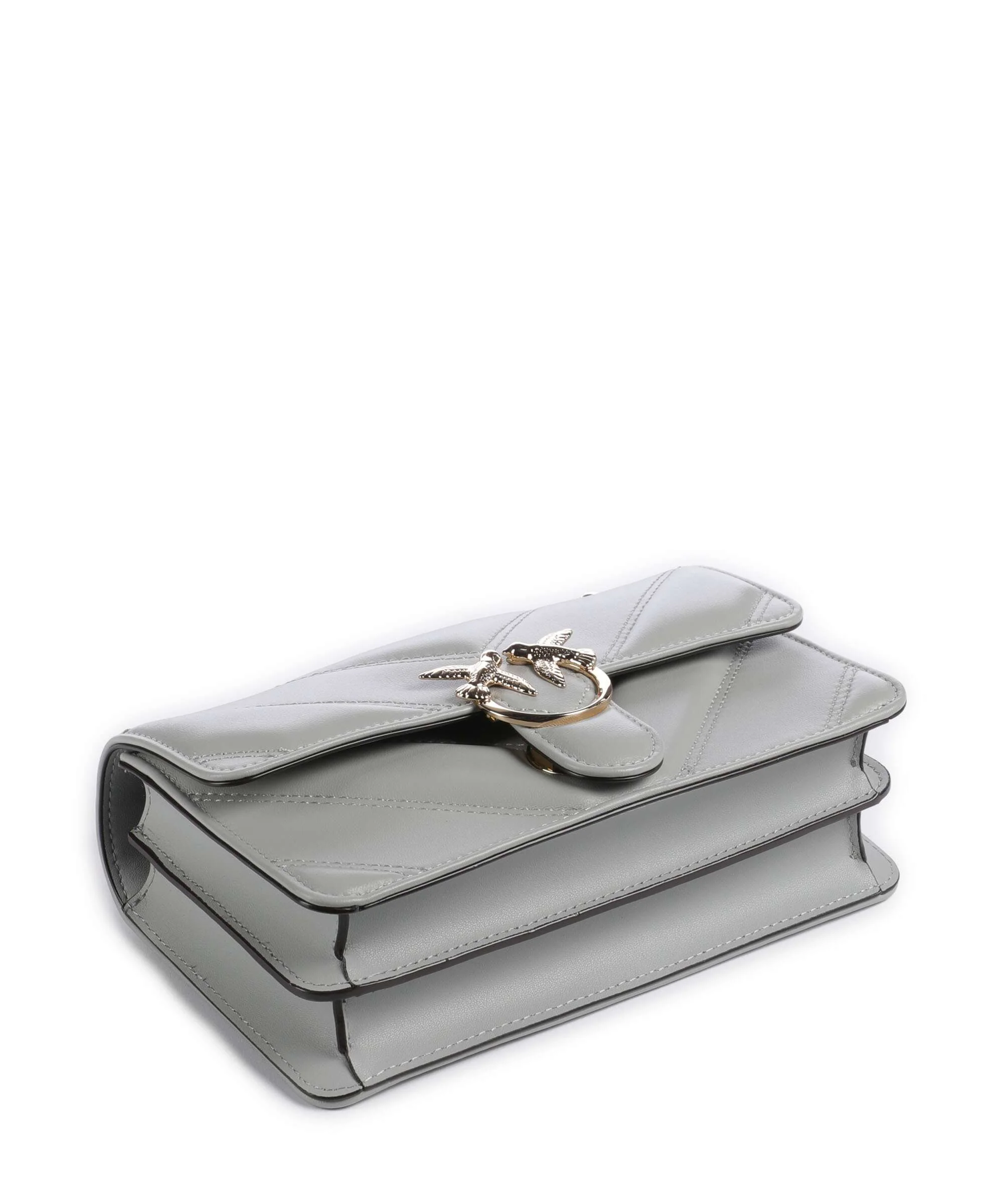 Pinko Love One Mini Torba na ramię grigio perla/gold mordore - Image 5