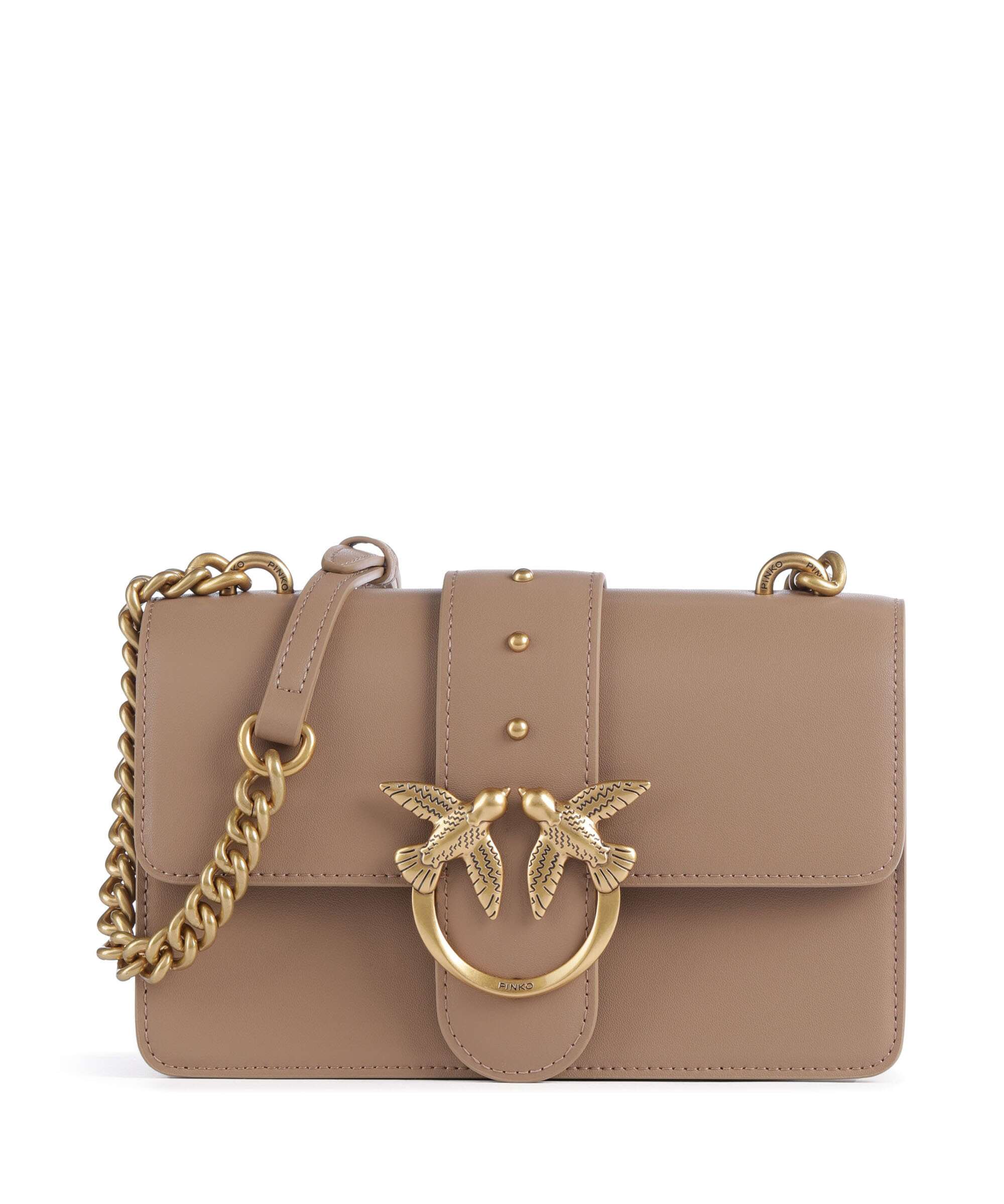 Pinko Love One Mini Torba przez ramię biscotto zenzero