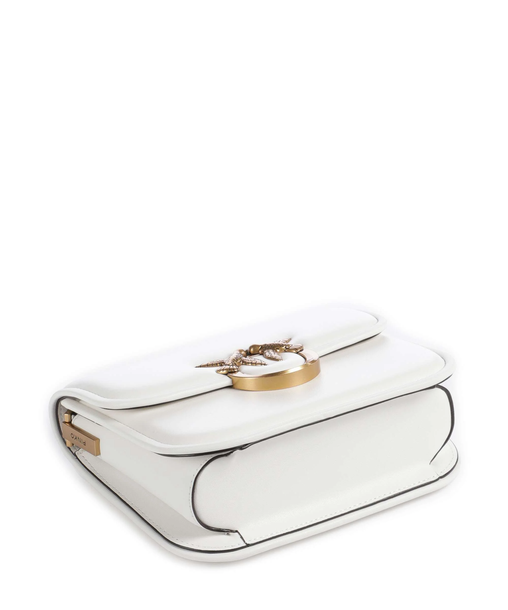 Pinko Love One Mini Torba przez ramię bianco nembo/antique gold - Image 5