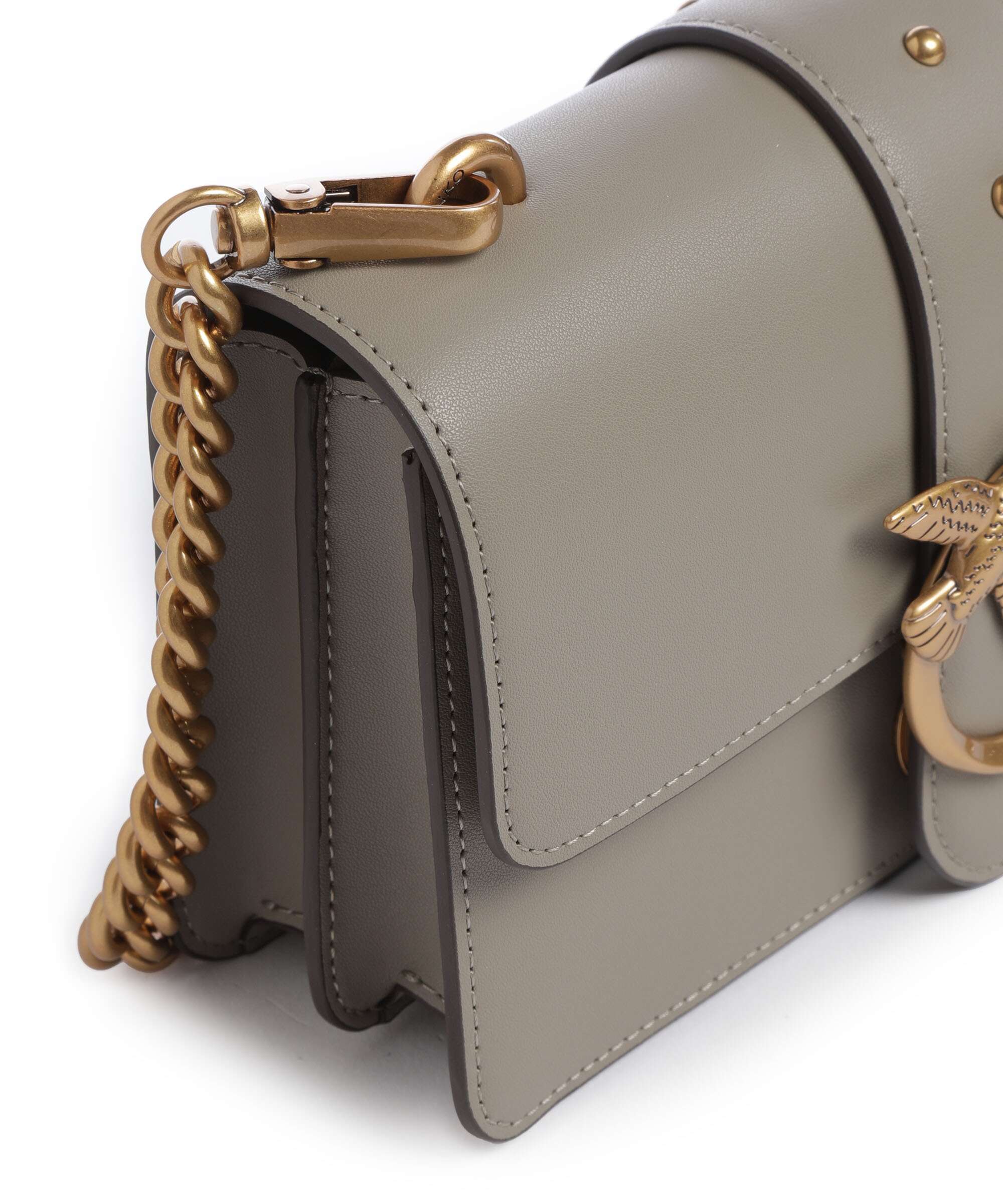 Pinko Love One Mini Torba przez ramię noce/antique gold - Image 4