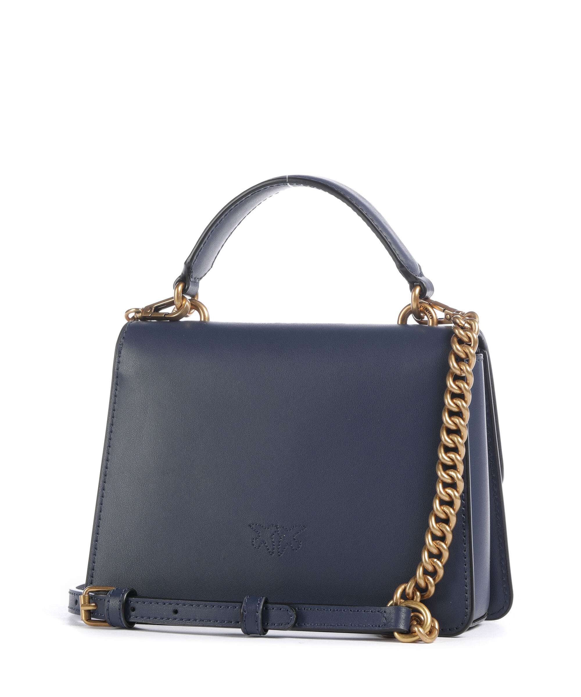 Pinko Love One Mini Torebka blu indaco ombroso/antique gold - Image 2