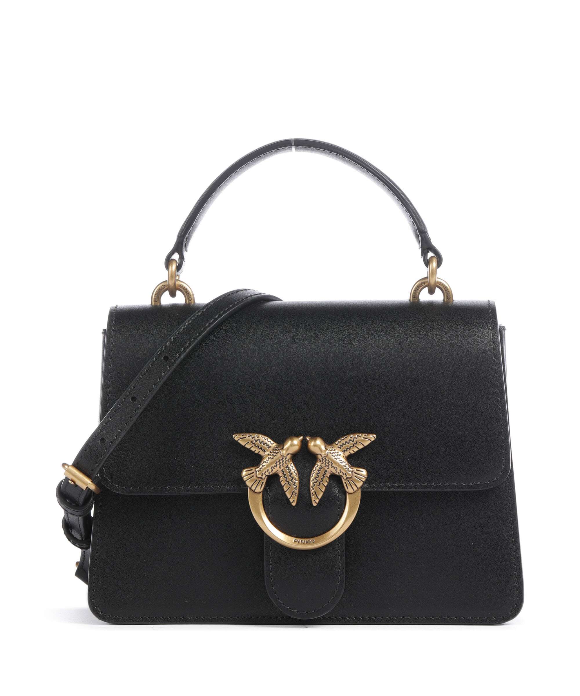 Pinko Love One Mini Torebka nero/antique gold