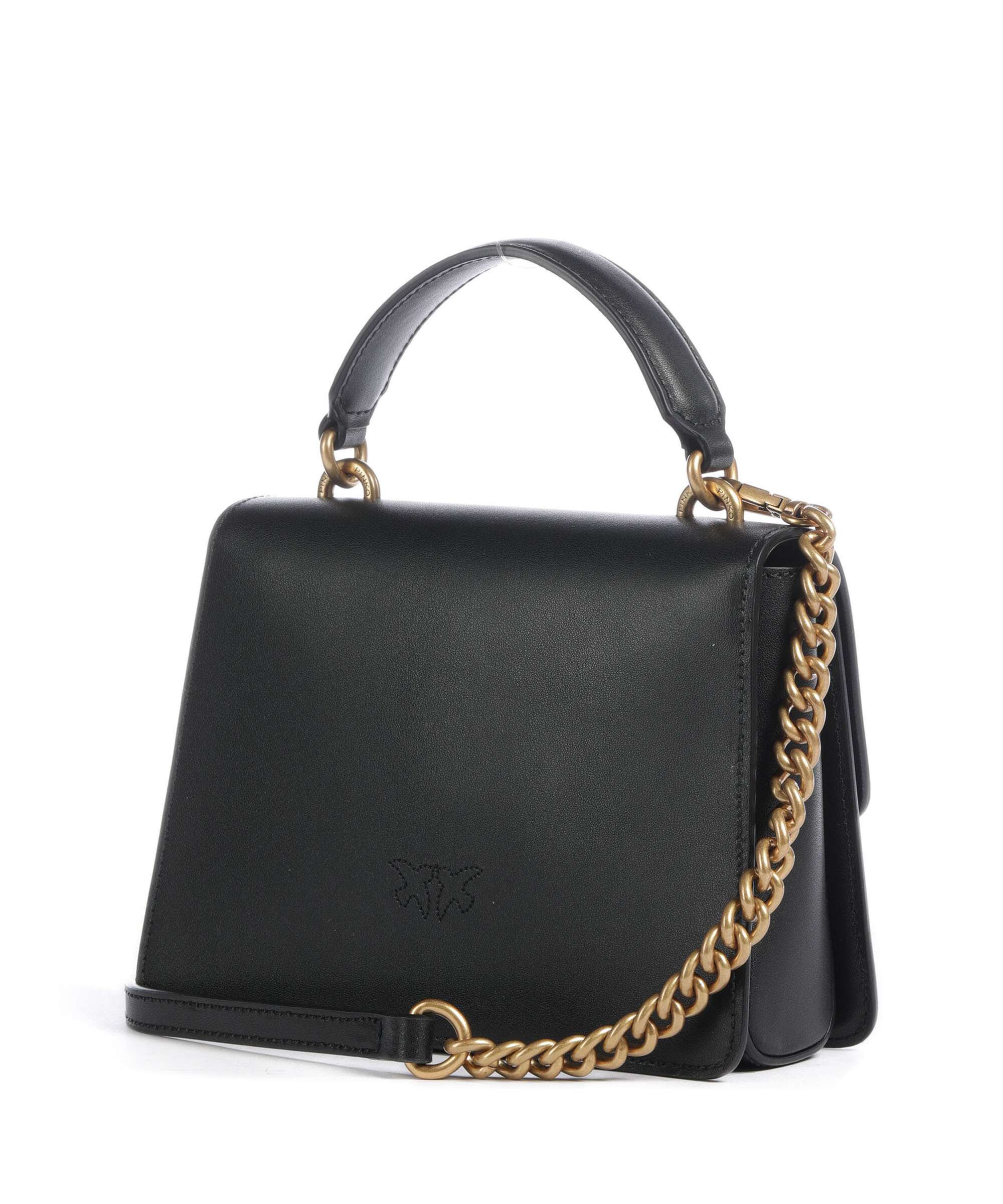 Pinko Love One Mini Torebka nero/antique gold - Image 2