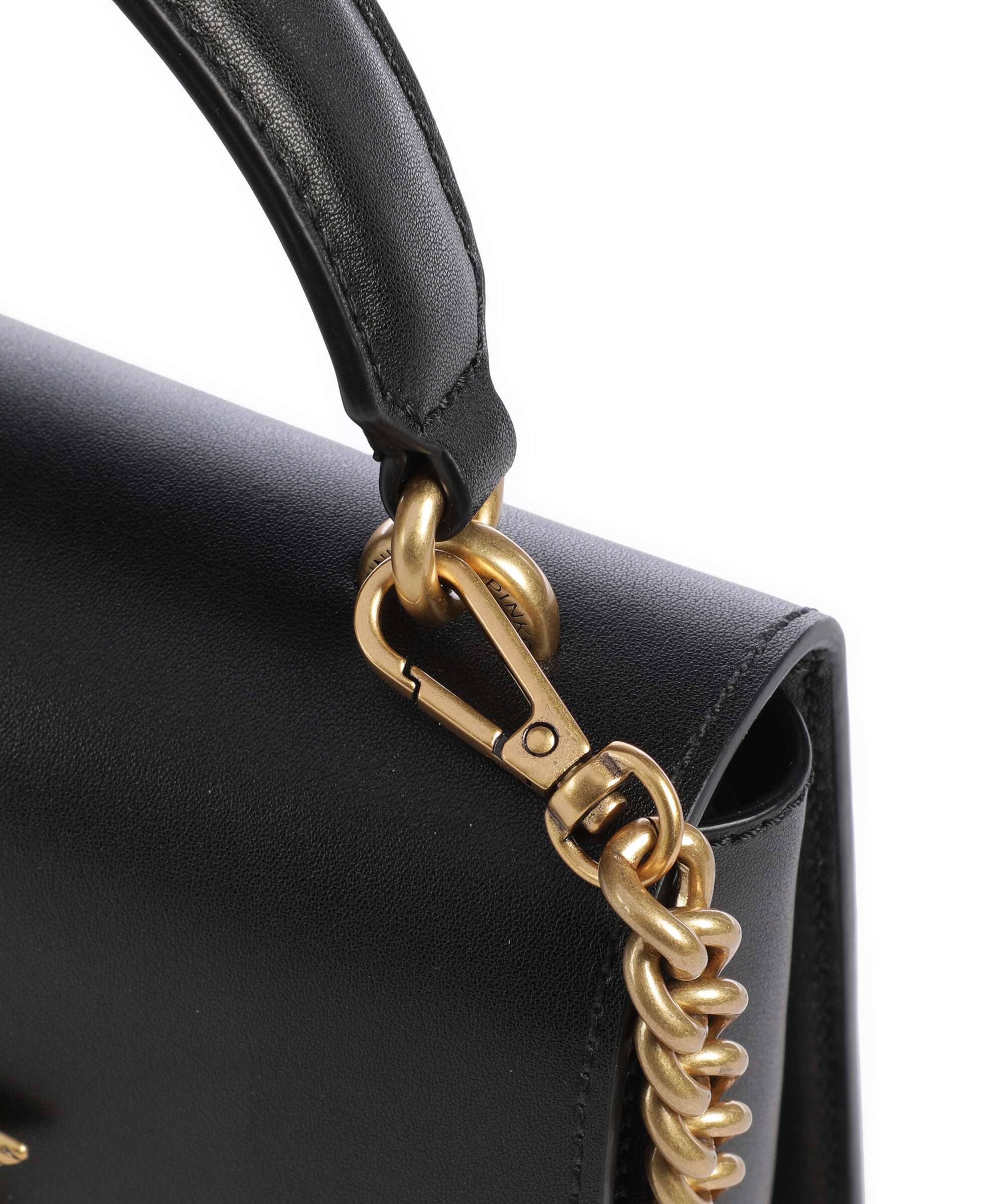 Pinko Love One Mini Torebka nero/antique gold - Image 5