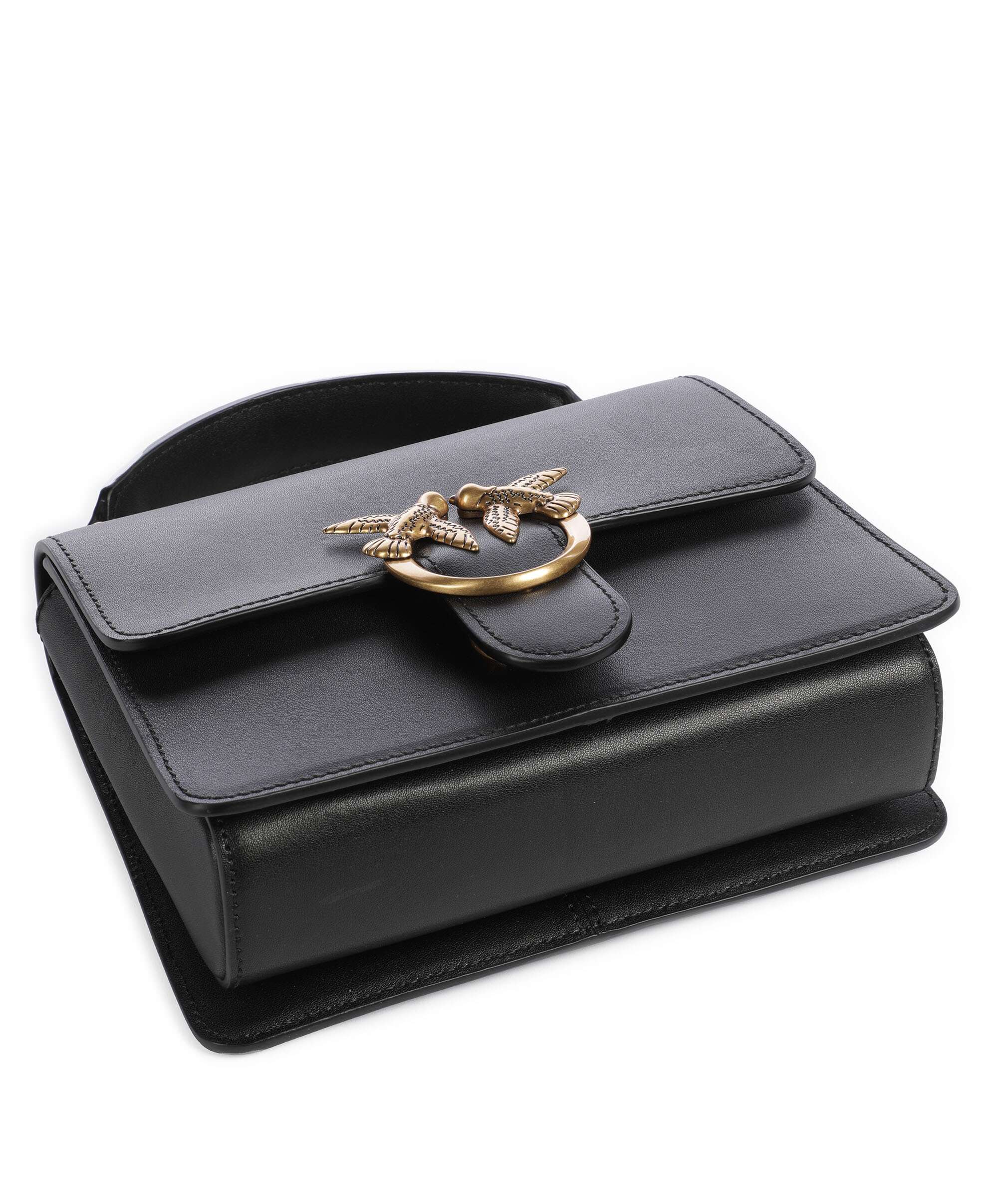 Pinko Love One Mini Torebka nero/antique gold - Image 6