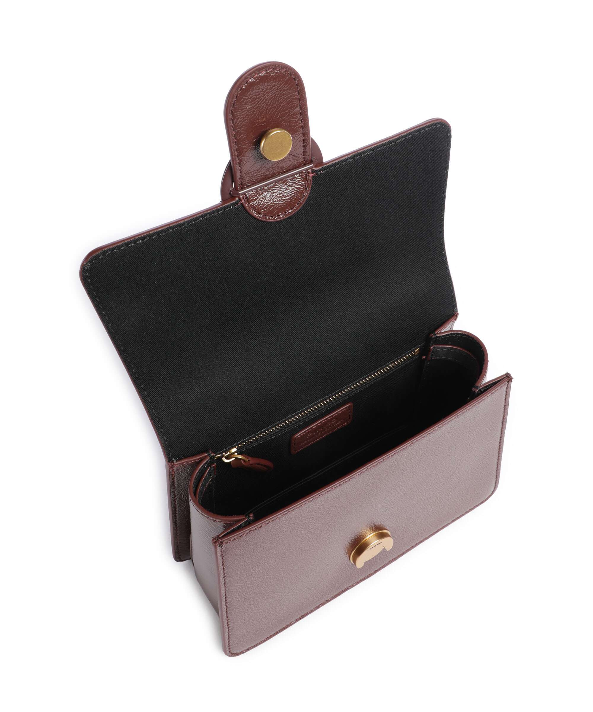Pinko Love One Mini Torebka burgundy wine - Image 6
