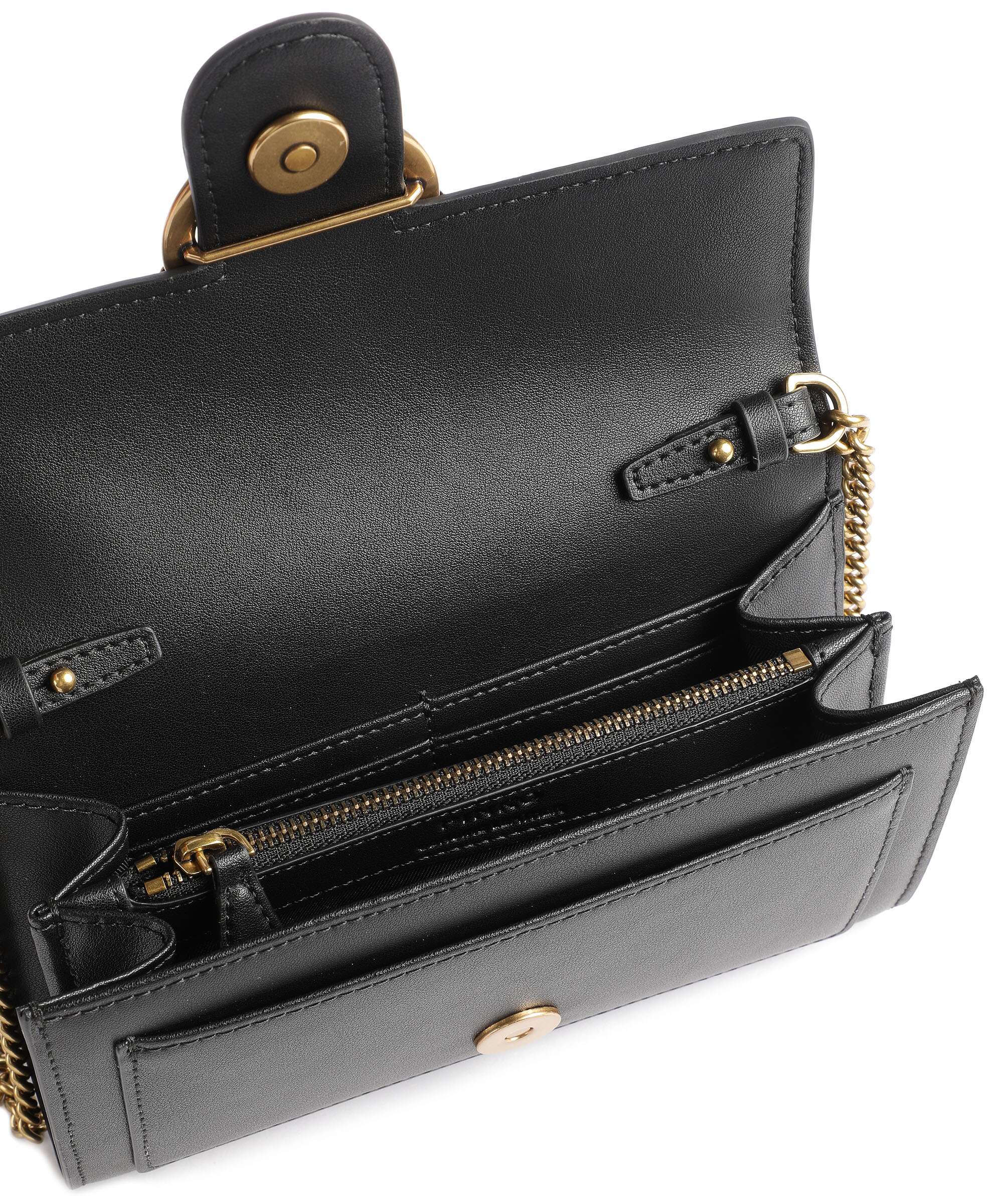 Pinko Love One Portfel nero/antique gold - Image 5