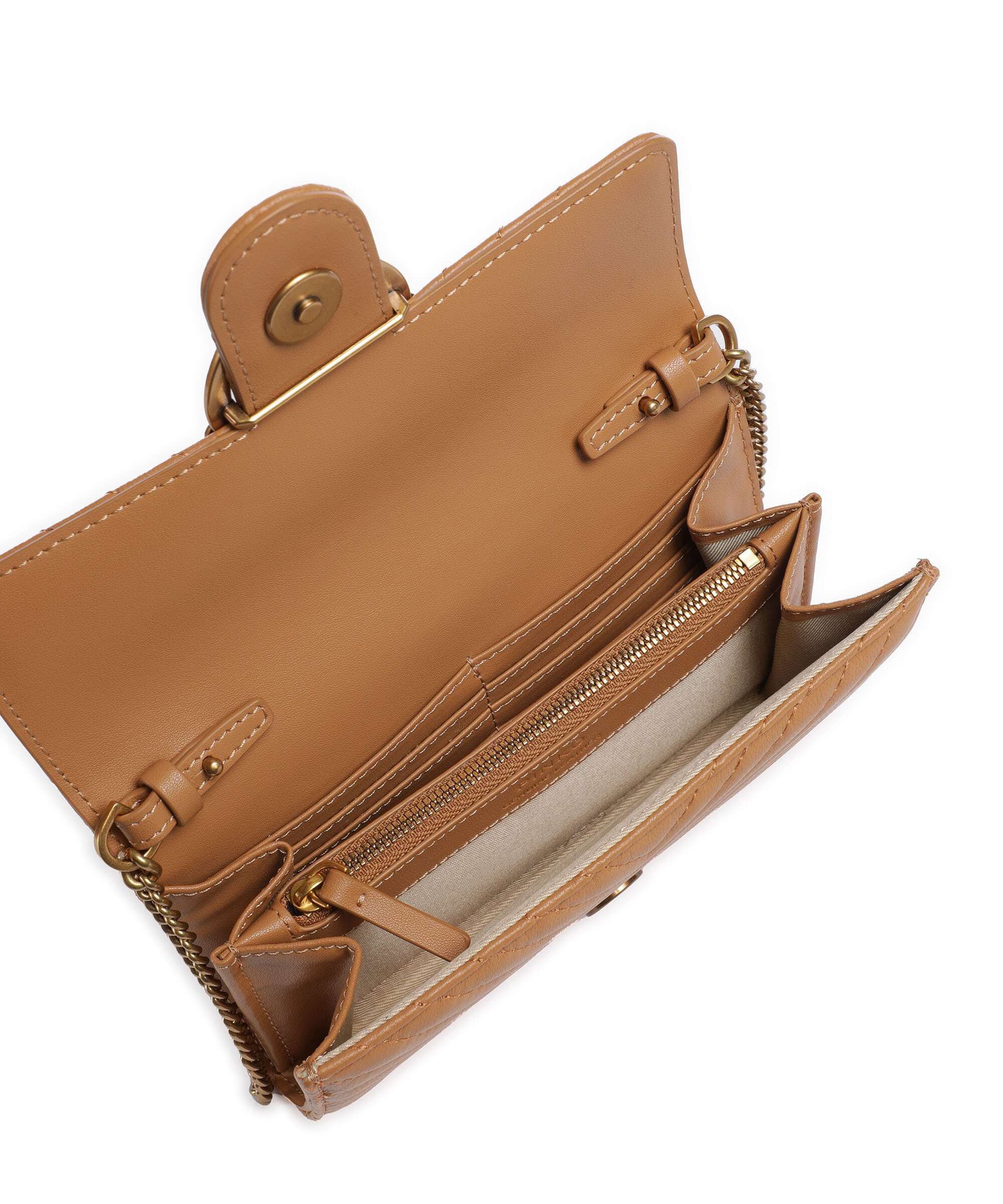 Pinko Love One Portfel torrone/antique gold - Image 6