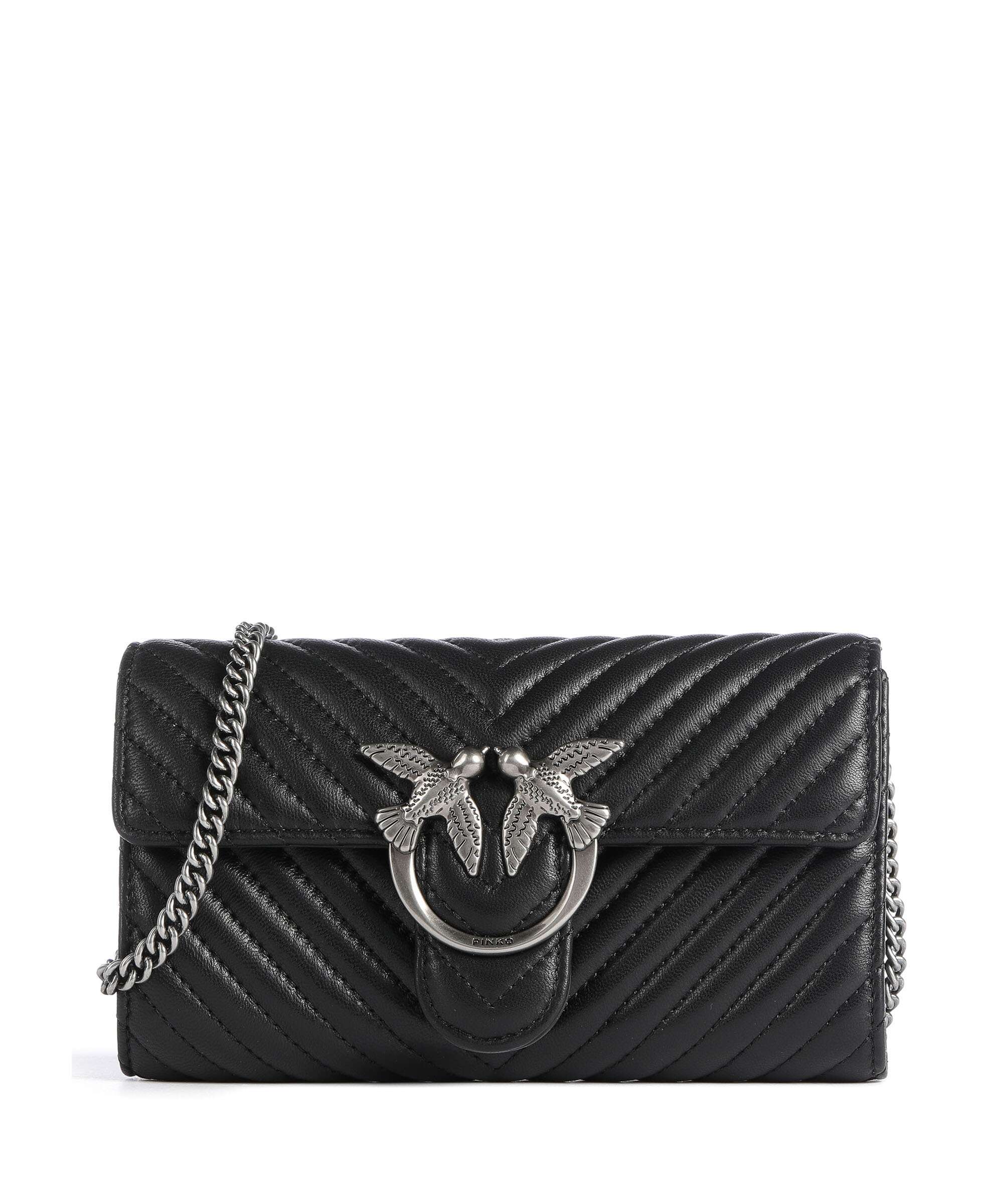 Pinko Love One Portfel nero/old silver