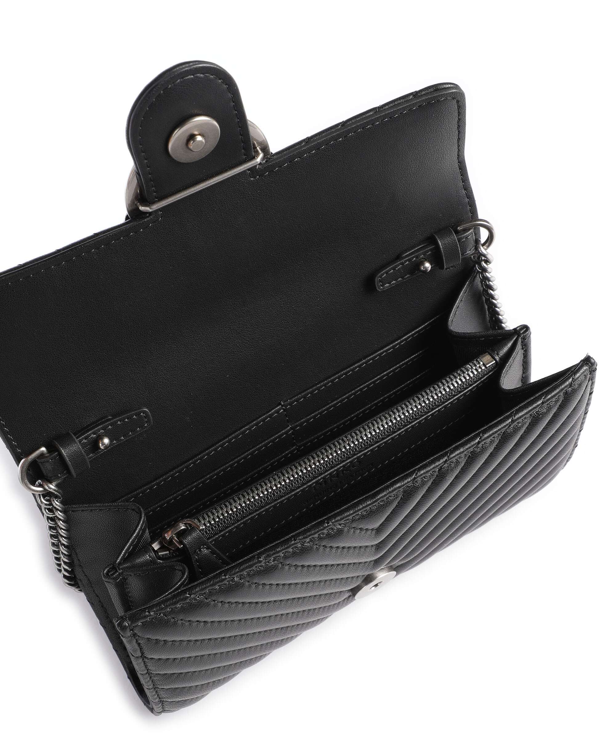 Pinko Love One Portfel nero/old silver - Image 6