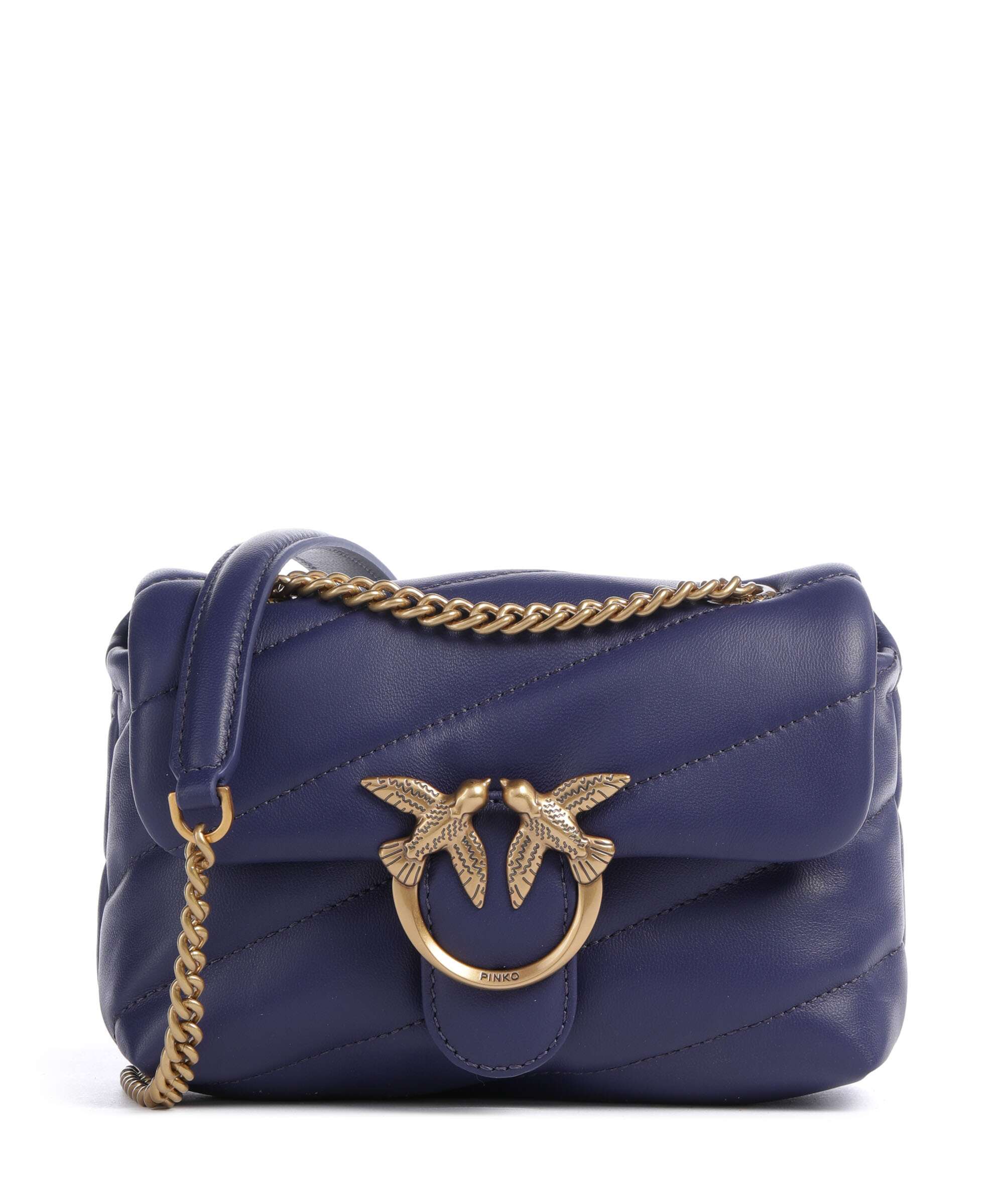 Pinko Love Puff Baby Torba na ramię viola/antique gold