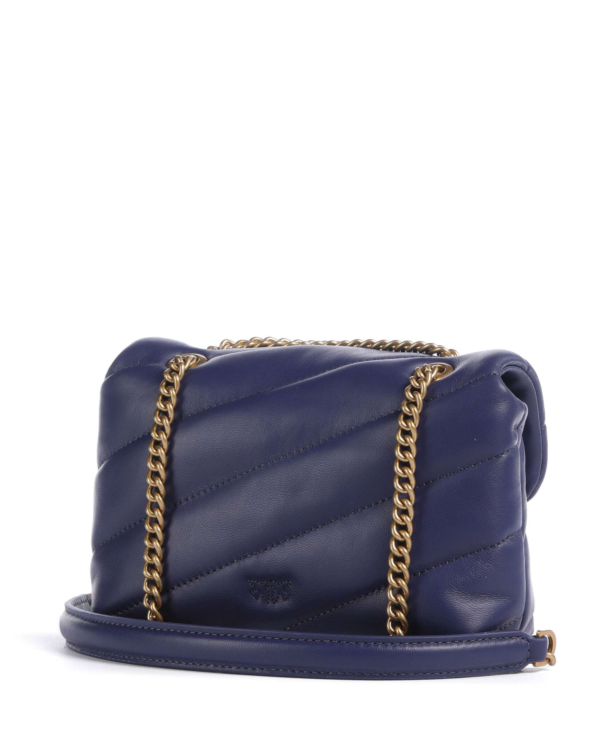 Pinko Love Puff Baby Torba na ramię viola/antique gold - Image 2