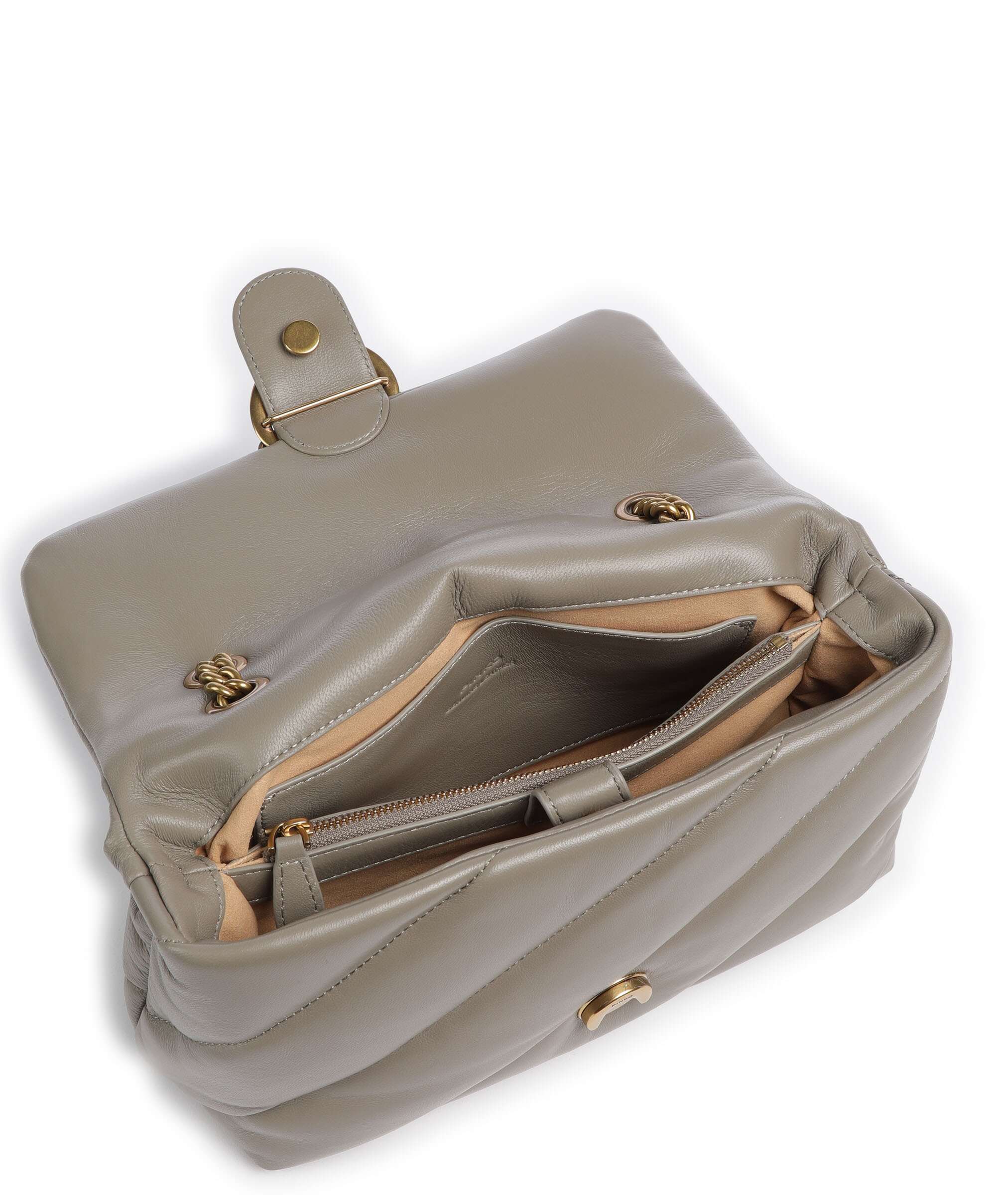 Pinko Love Puff Classic Torba na ramię noce/antique gold - Image 6