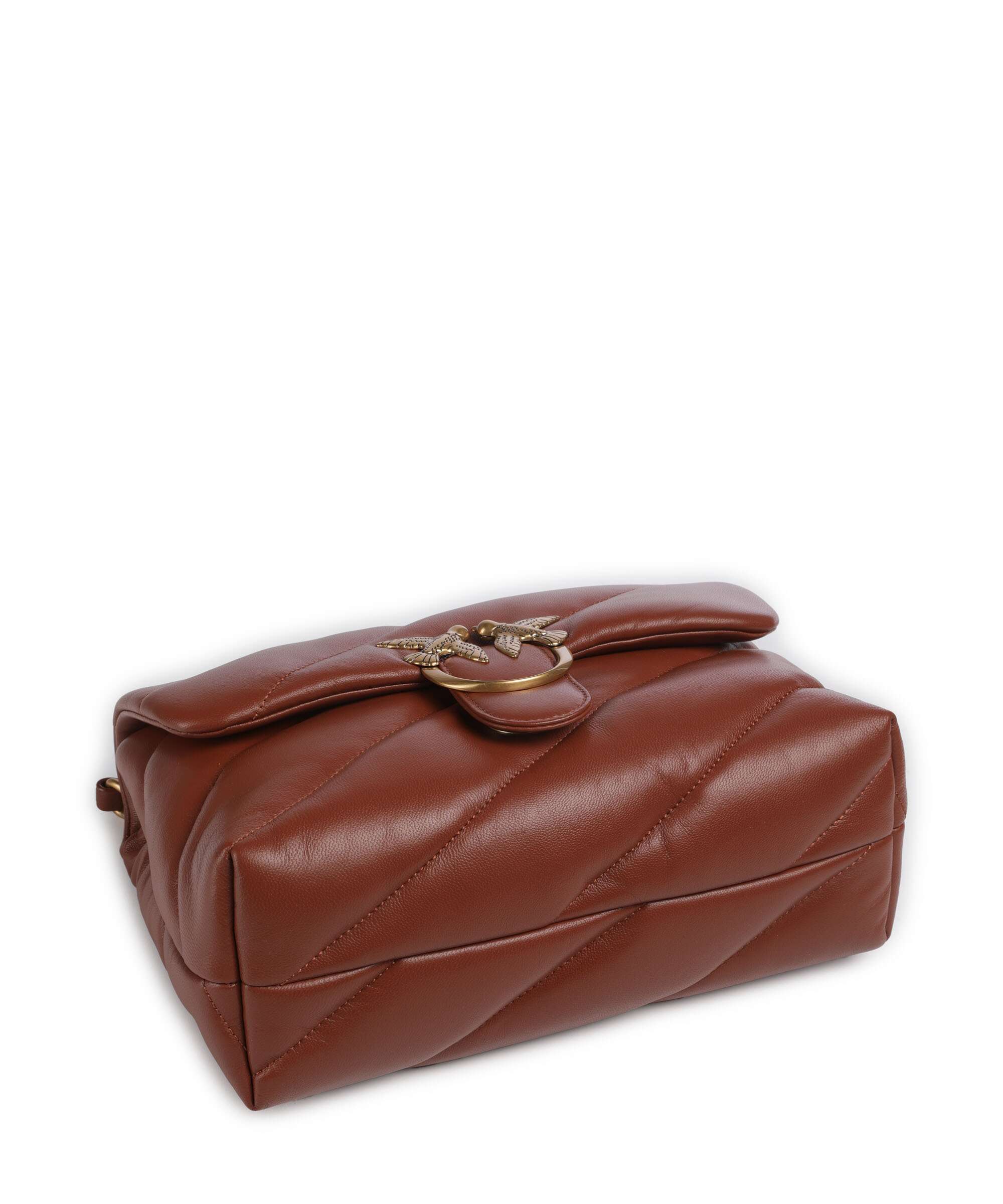 Pinko Love Puff Classic Torba na ramię arabo/antique gold - Image 4