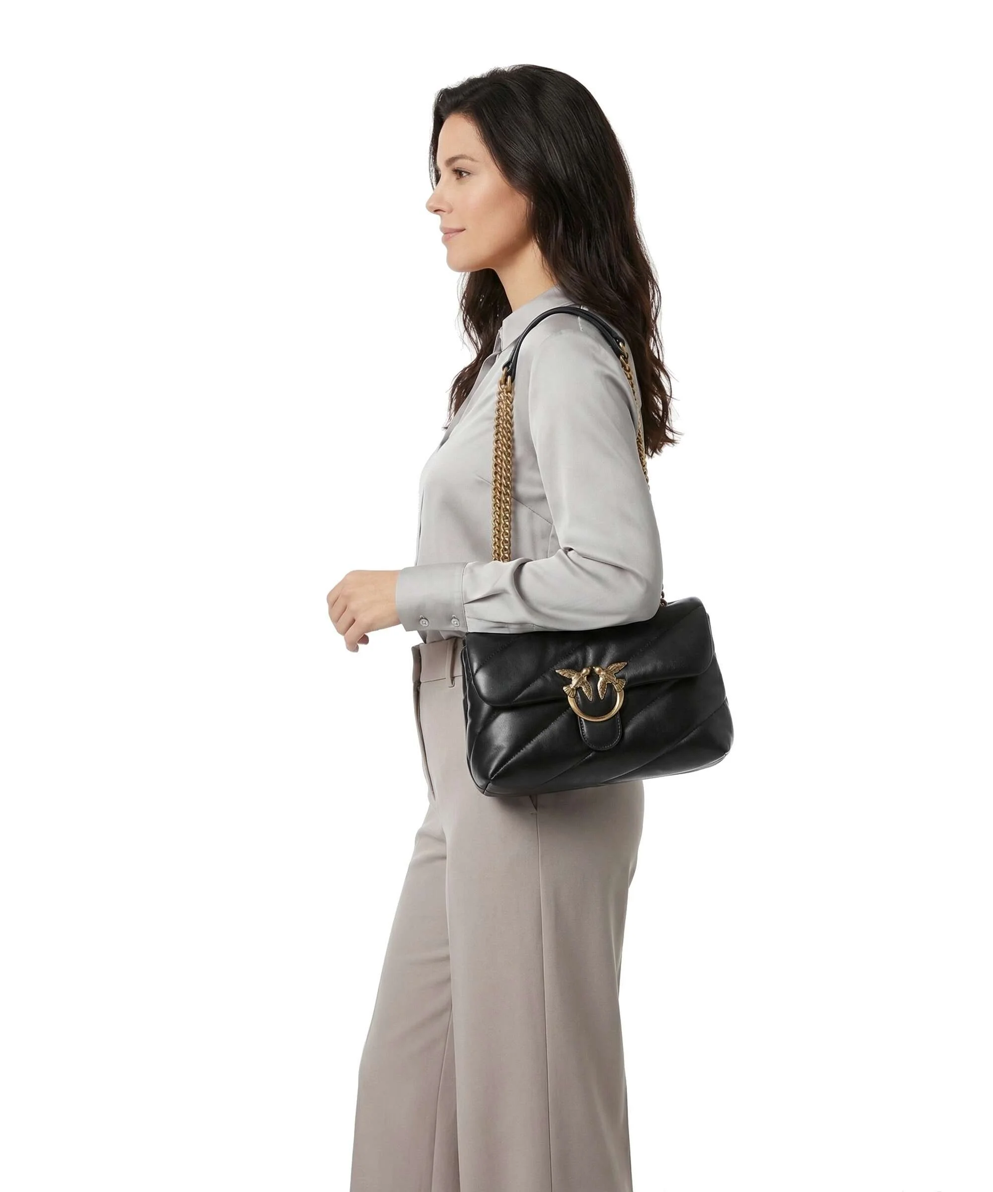 Pinko Love Puff Classic Torba na ramię nero - Image 3