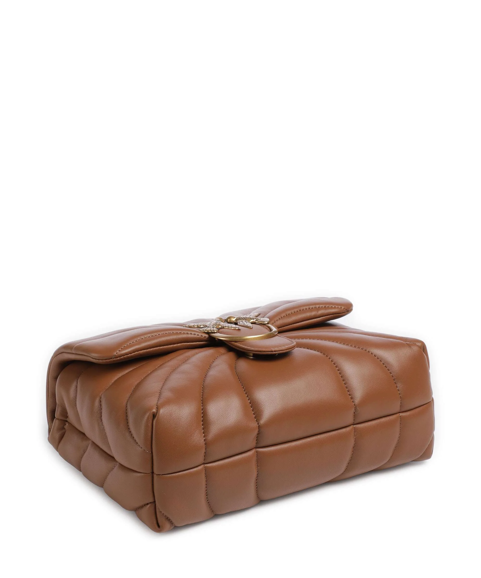 Pinko Love Puff Classic Torba na ramię marrone/leone/antique gold - Image 6