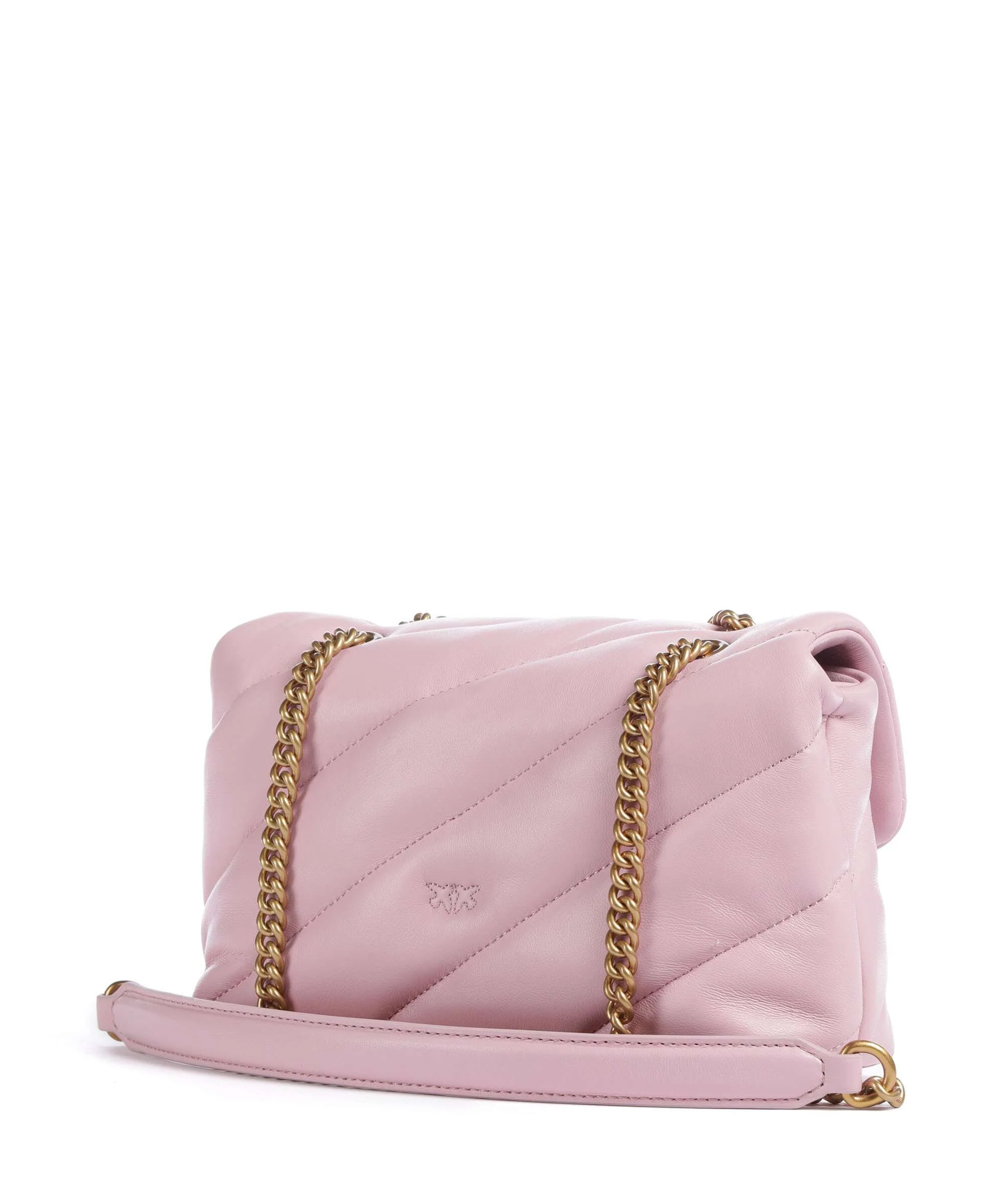 Pinko Love Puff Mini Torba na ramię rosa chiaro/antique gold - Image 2