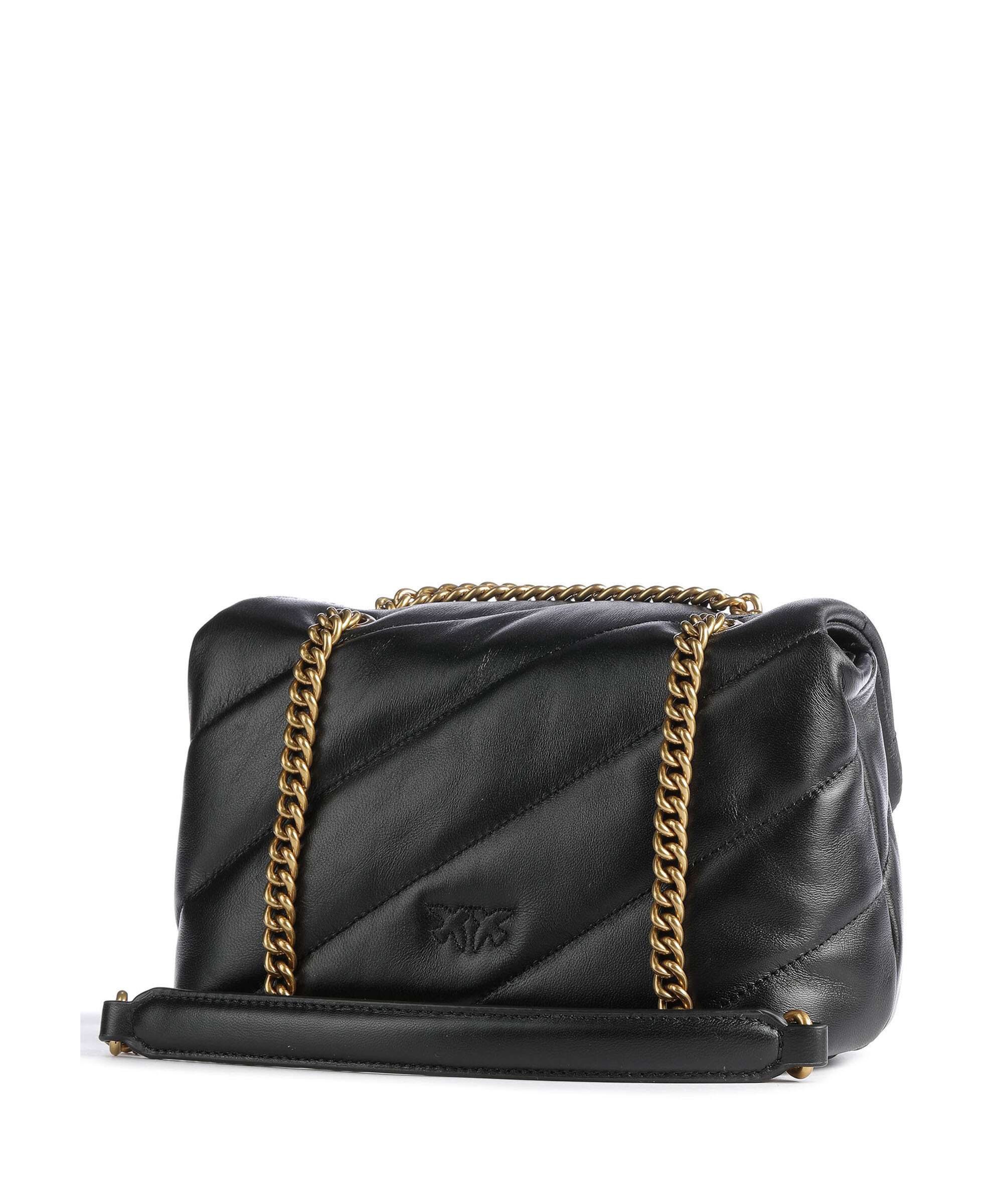 Pinko Love Puff Mini Torba na ramię nero/antique gold - Image 2