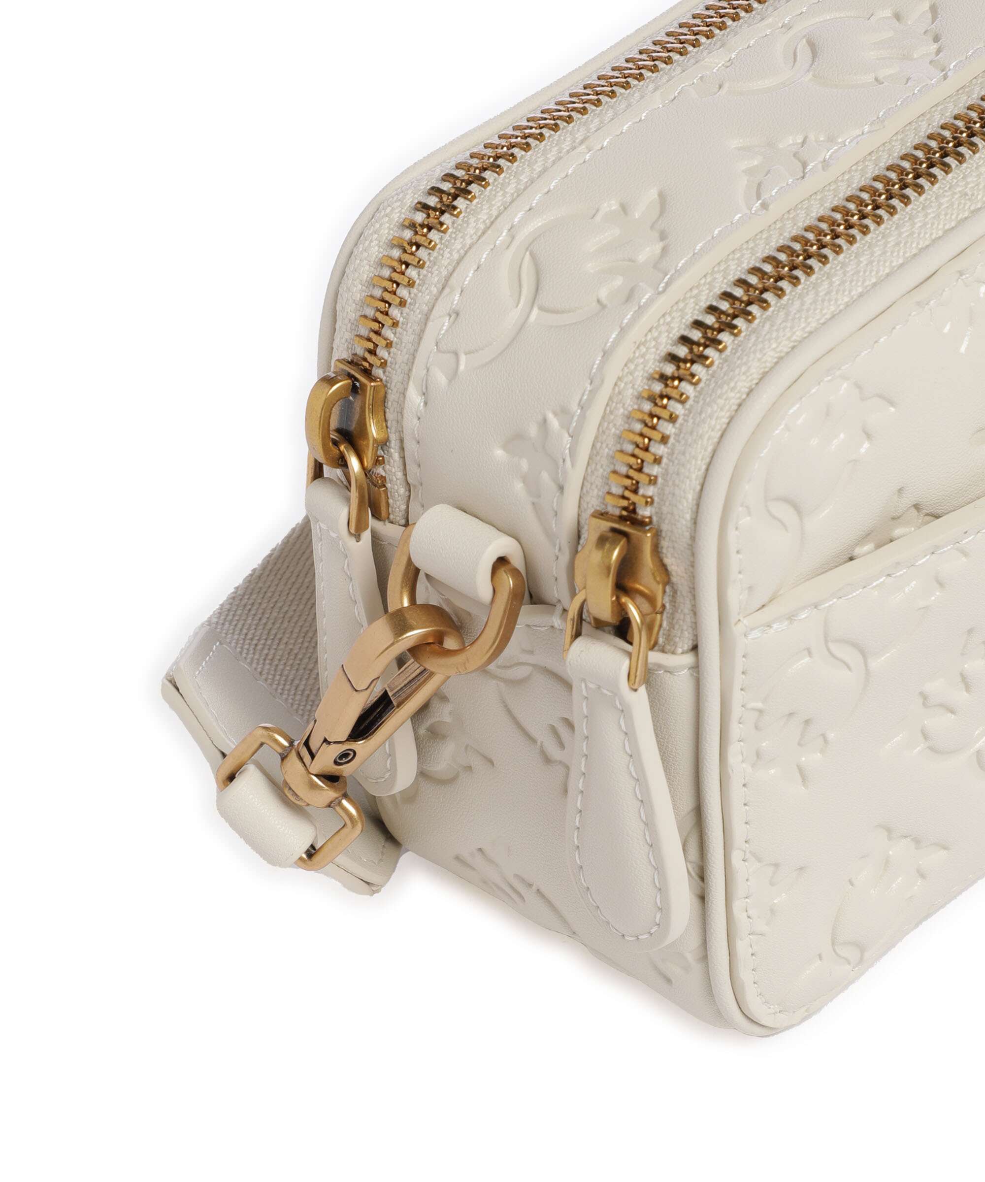 Pinko Mini Torba przez ramię bianco seta/antique gold - Image 4