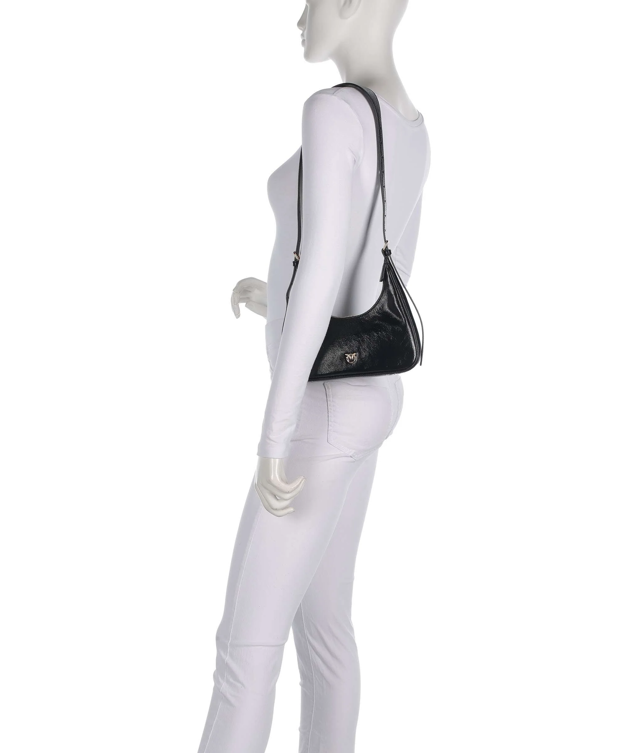 Pinko Miss Pinko Mini Torba na ramię nero limousine/oro - Image 3