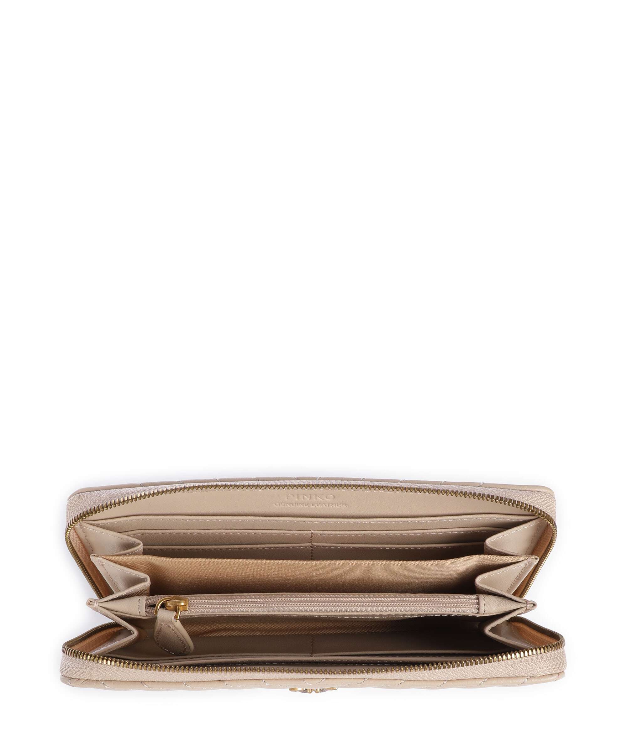 Pinko Ryder Portfel beige/grigio fumo/antique gold - Image 2