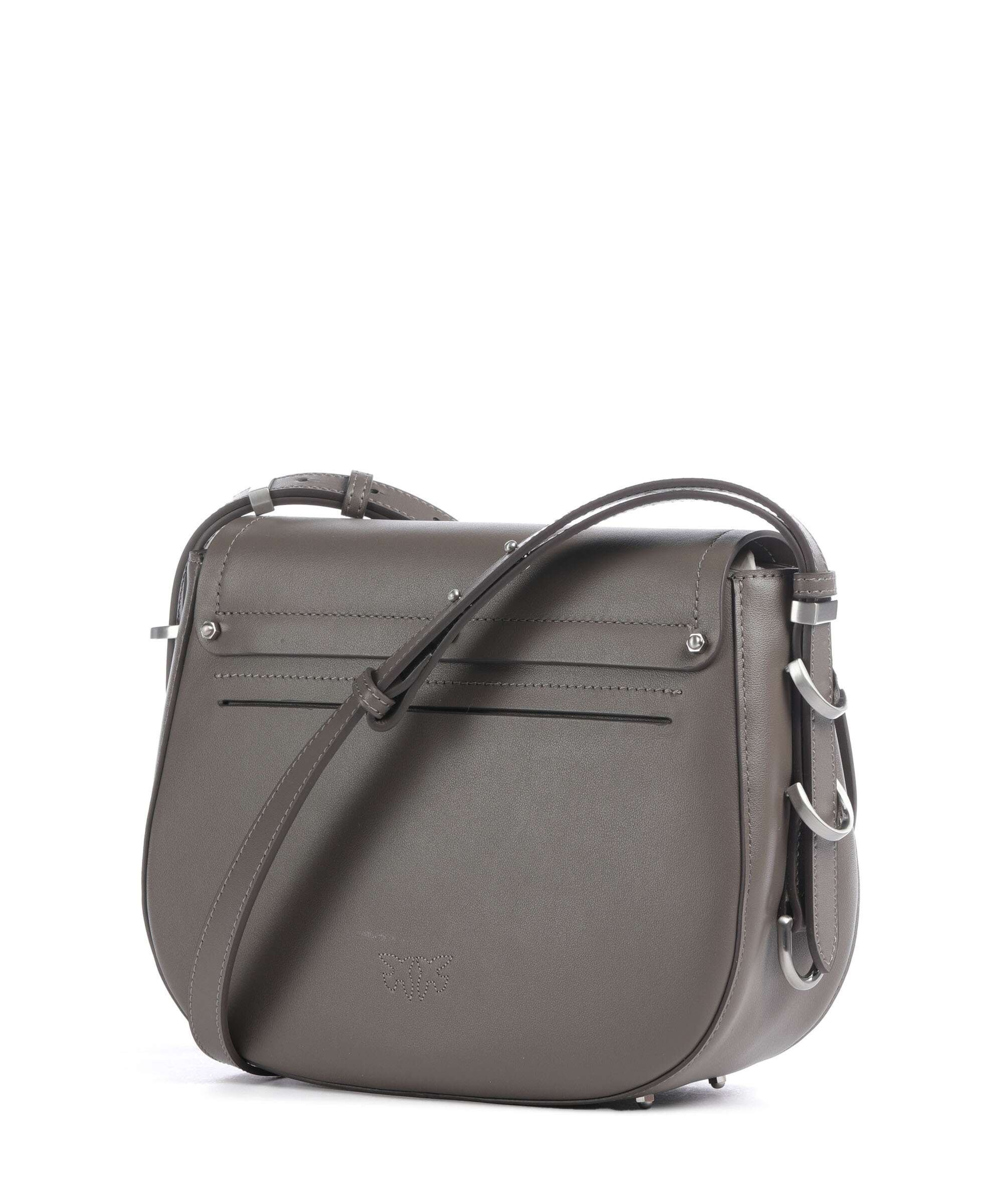 Pinko Saddle Classic Torba przez ramię grigio asfalto/matt silver - Image 2