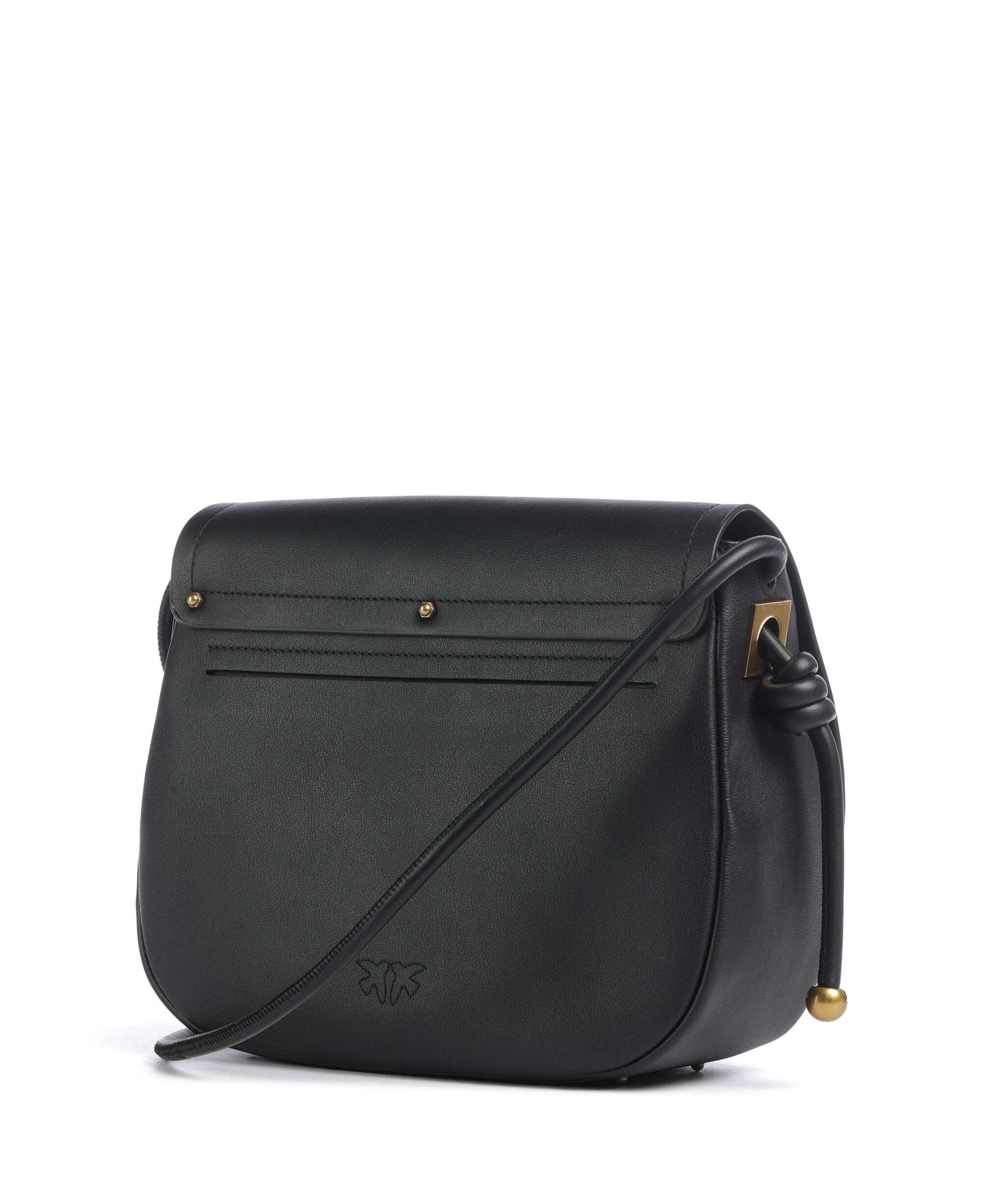Pinko Saddle Classic Torba przez ramię nero/antique gold - Image 2