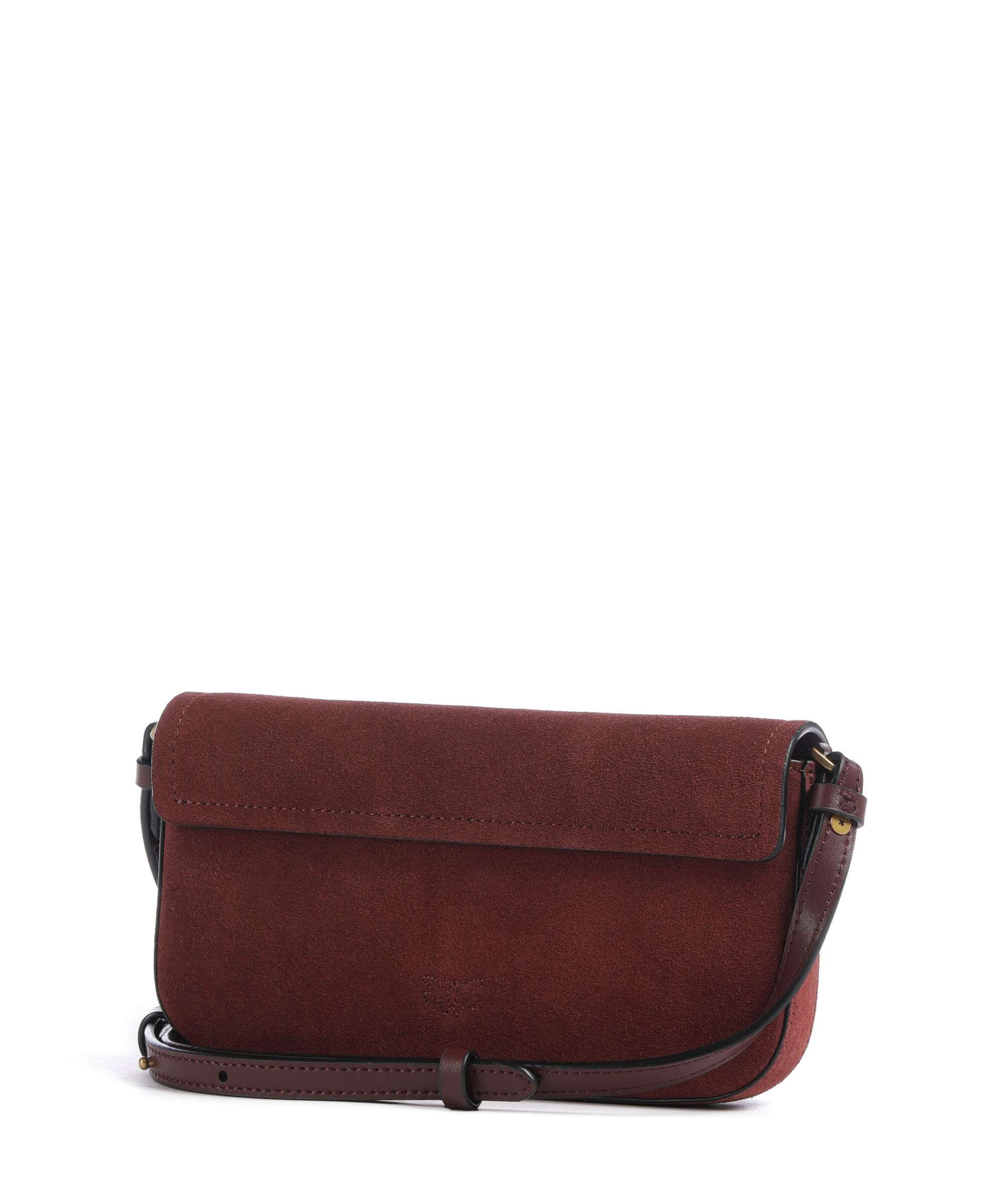 Pinko Saddle Flat Torba przez ramię burgundy wine/antique gold - Image 2