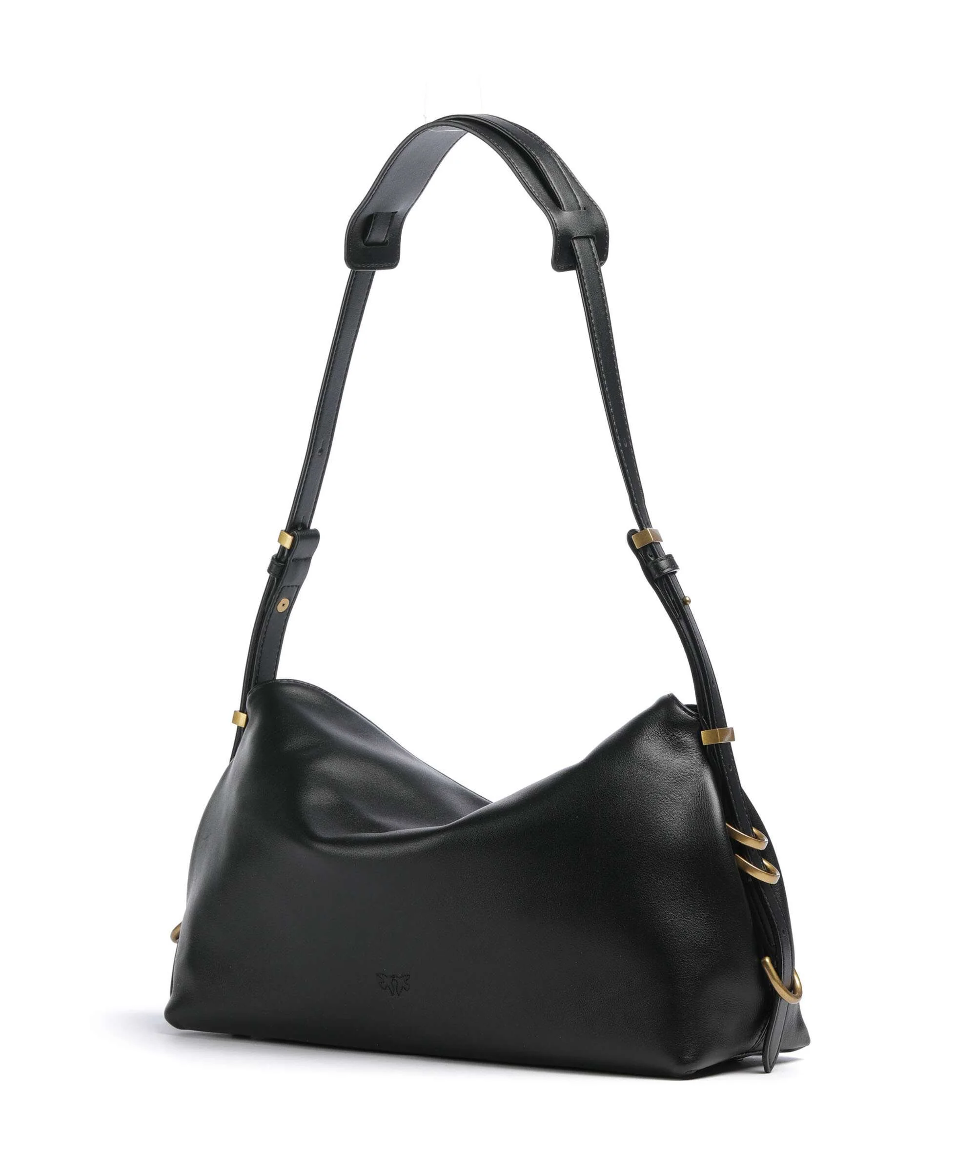 Pinko Saddle Torba na ramię nero/antique gold - Image 2