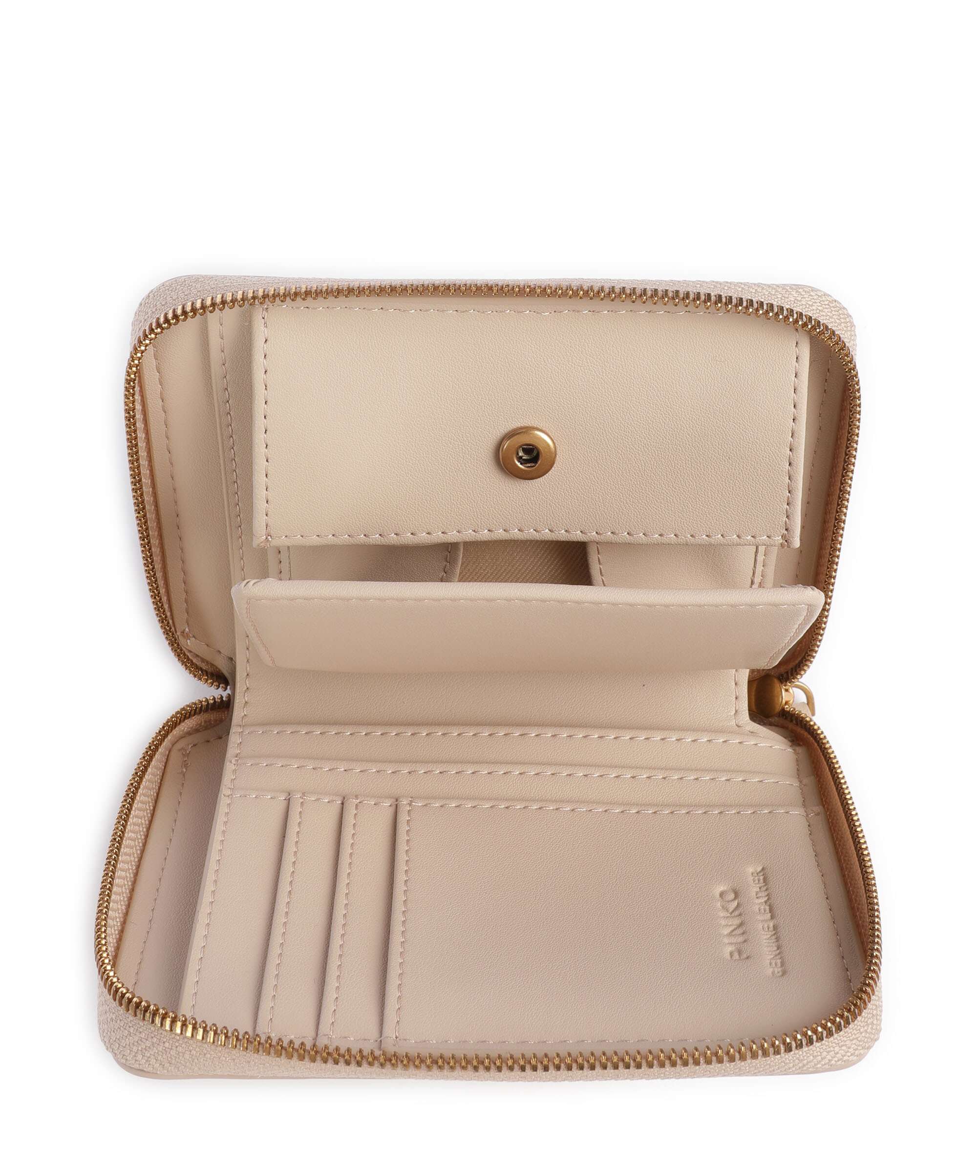 Pinko Taylor Portfel beige/grigio fumo/antique gold - Image 2