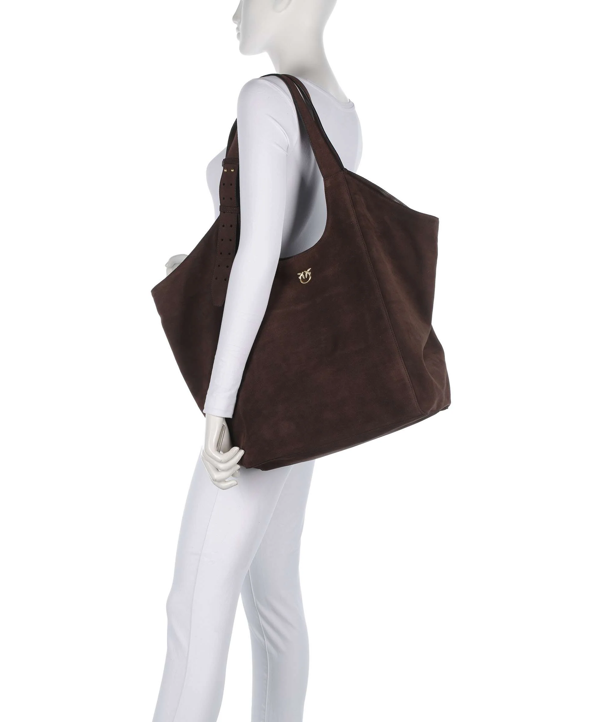 Pinko Torba na zakupy marrone castano/matt gold - Image 3