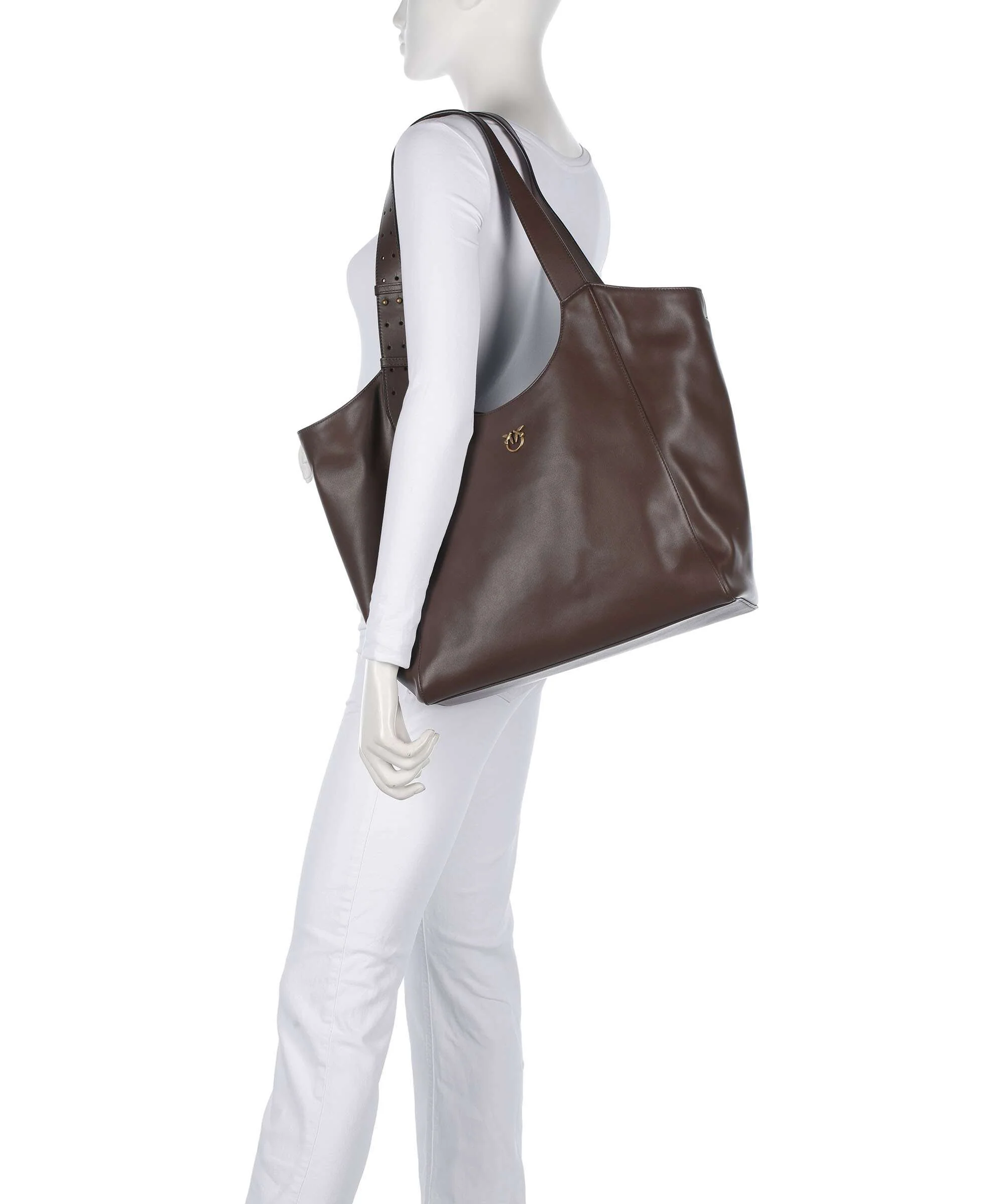 Pinko Torba na zakupy marrone castano/antique gold - Image 3