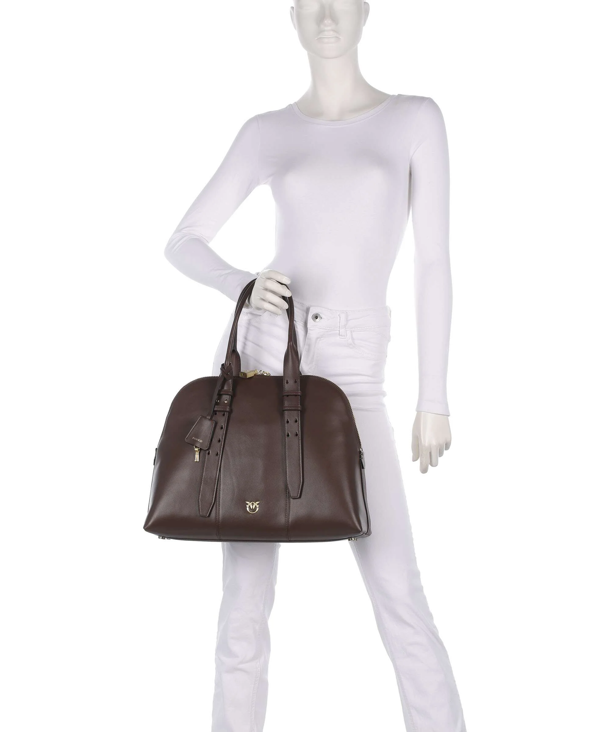 Pinko Torebka marrone castano/matt gold - Image 3