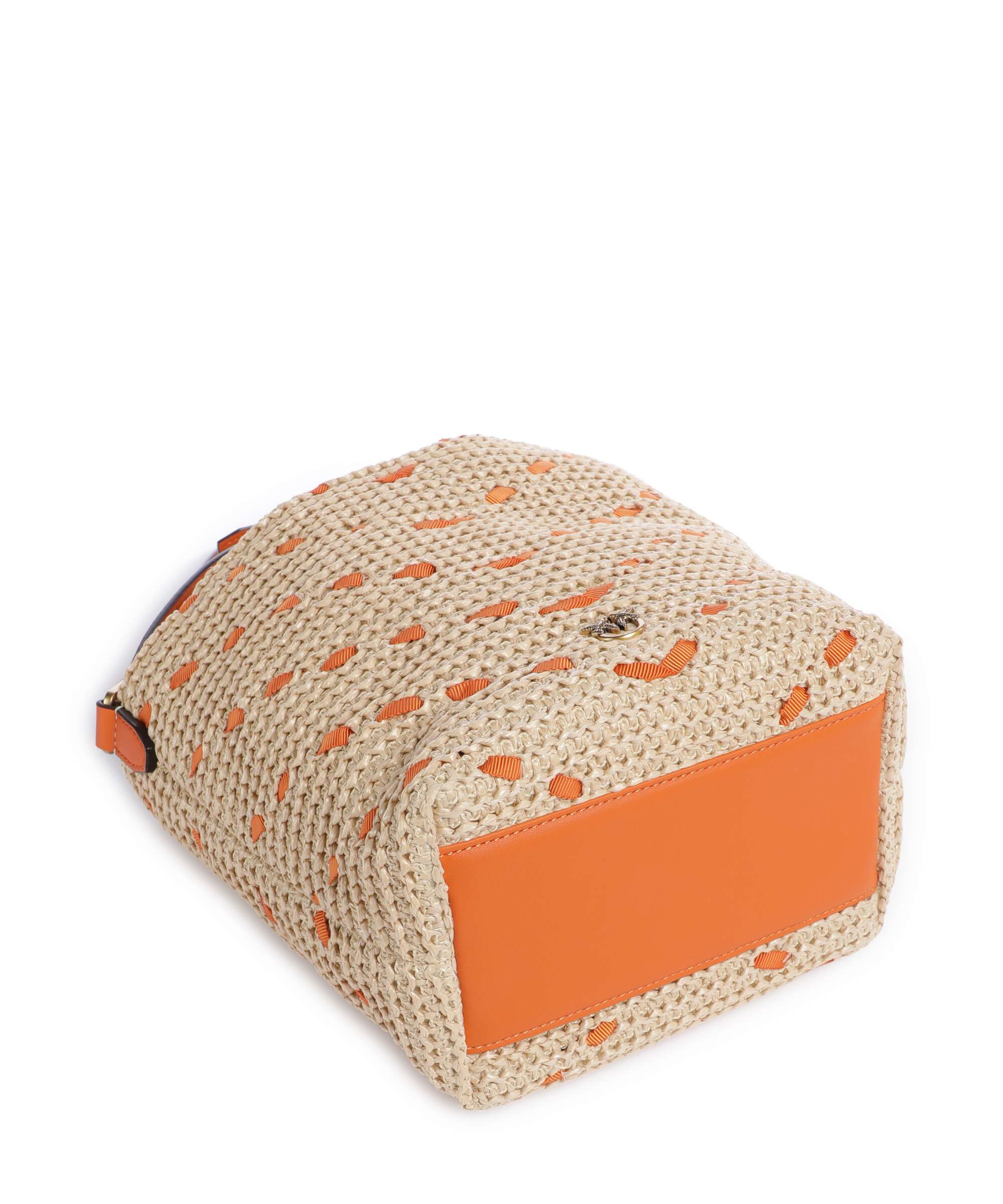 Pinko Torebka worek paglia/arancio/antique gold - Image 5