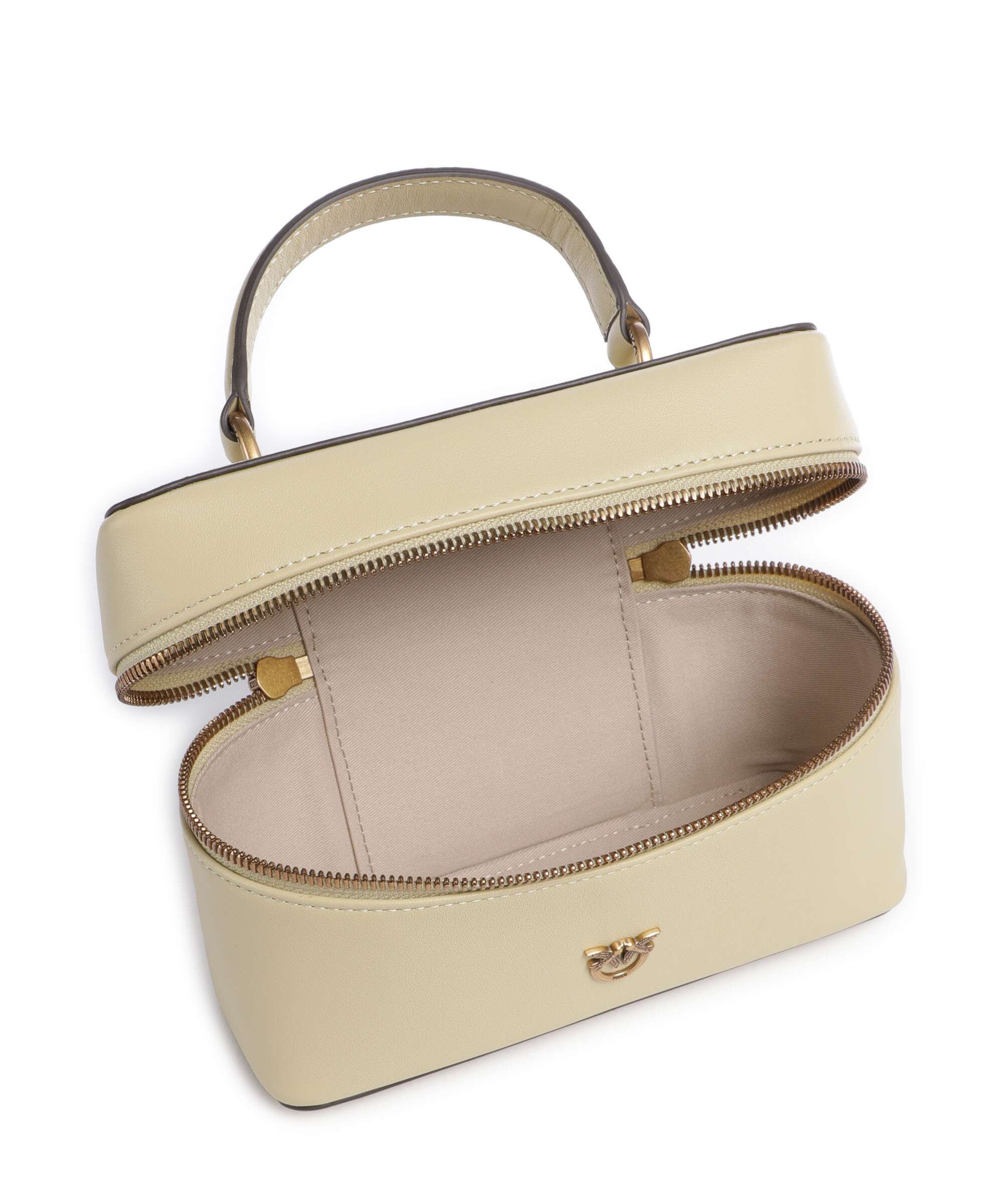 Pinko Vanity Mini Torba przez ramię giallo vaniglia/antique gold - Image 6