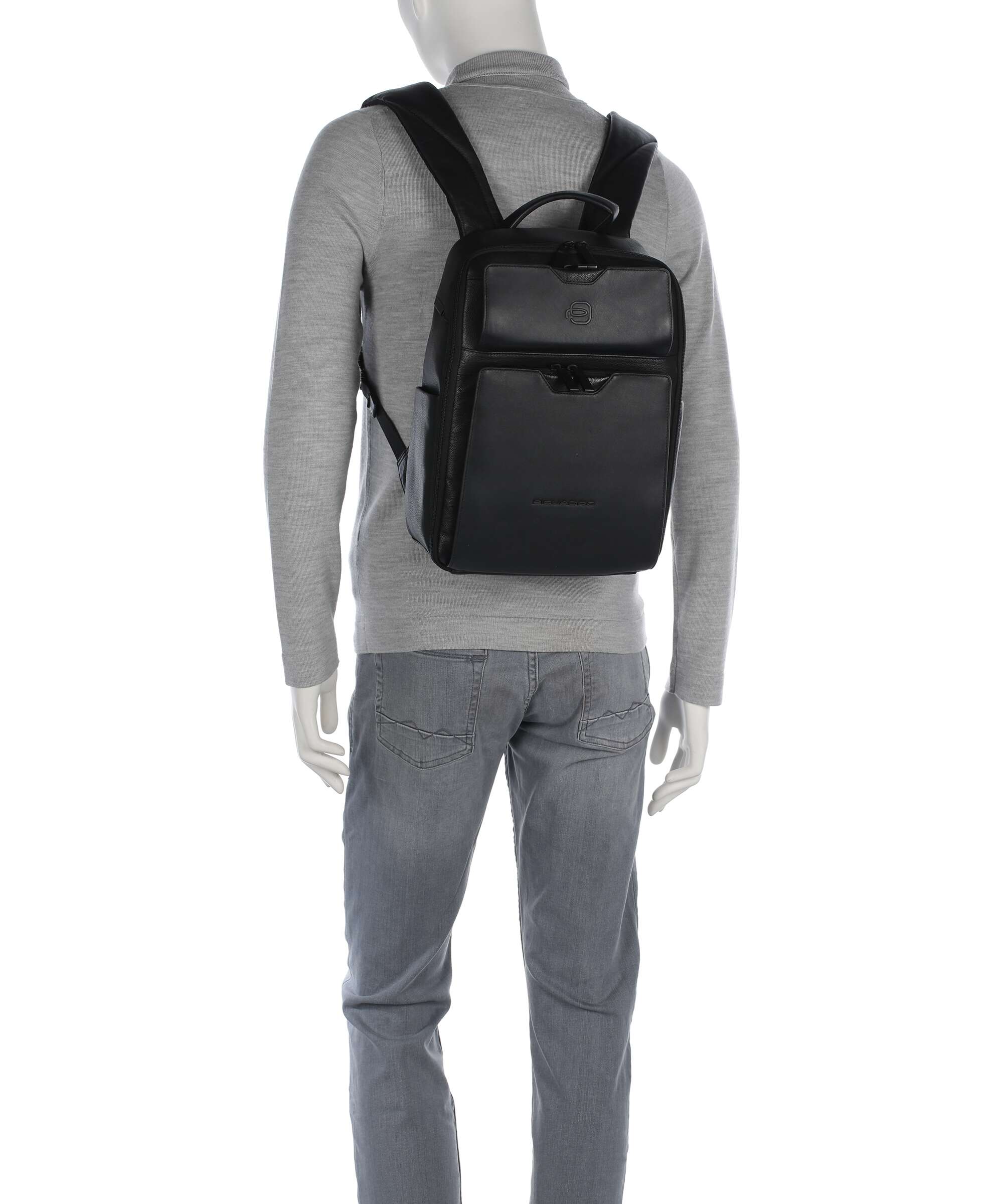Piquadro Ael Plecak na laptopa black - Image 3
