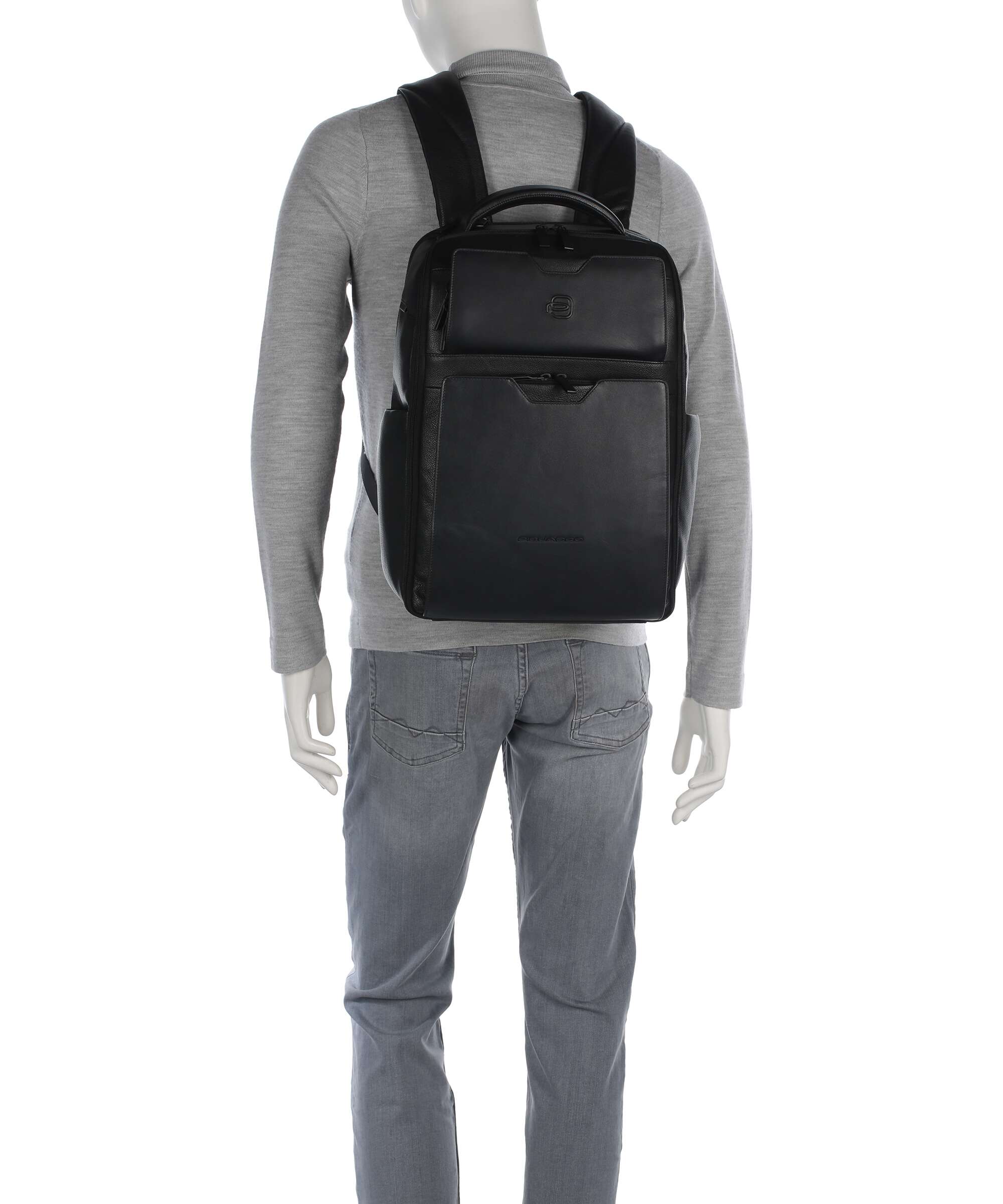 Piquadro Ael Plecak na laptopa black - Image 3
