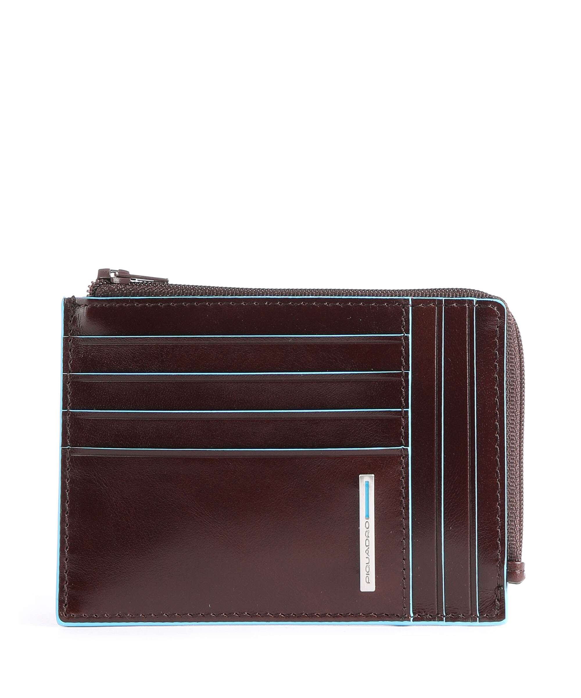 Piquadro Blue Square Etui na karty kredytowe mahogany