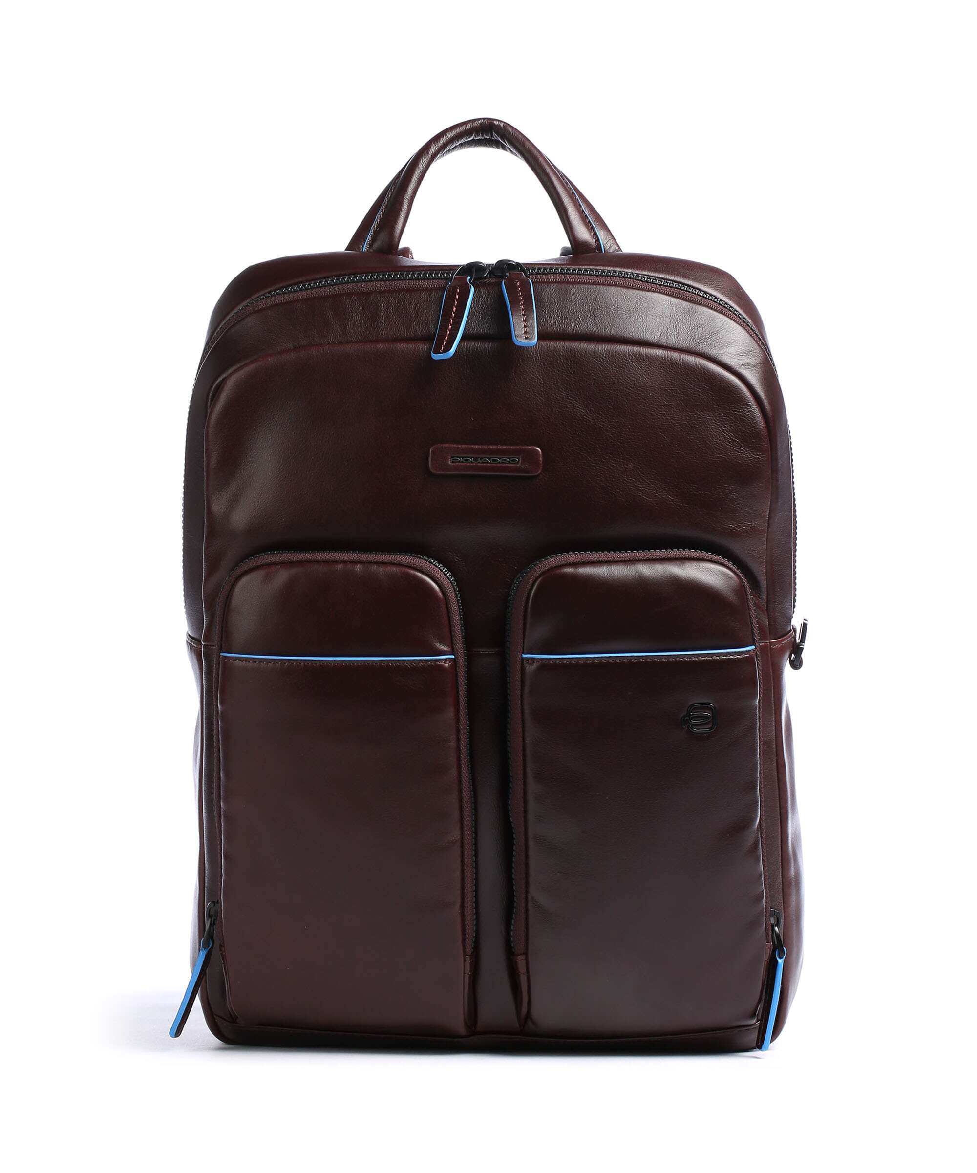 Piquadro Blue Square Revamp Plecak na laptopa mahogany