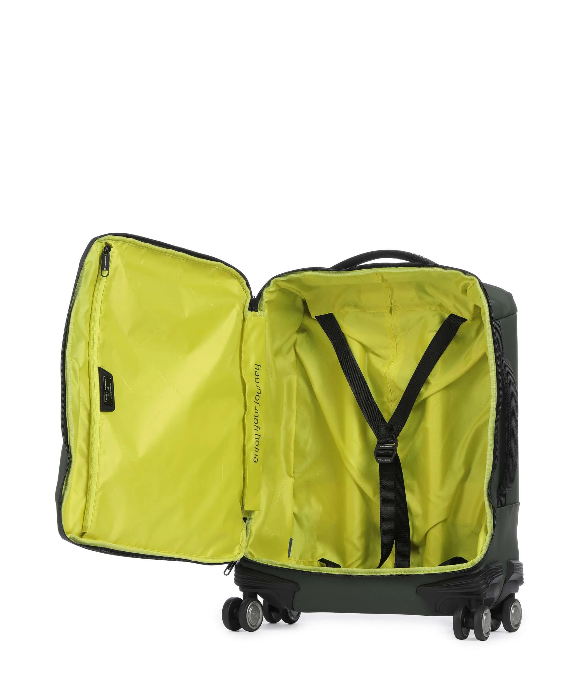 Piquadro C20W Walizka na 4 kołach verde foresta - Image 6