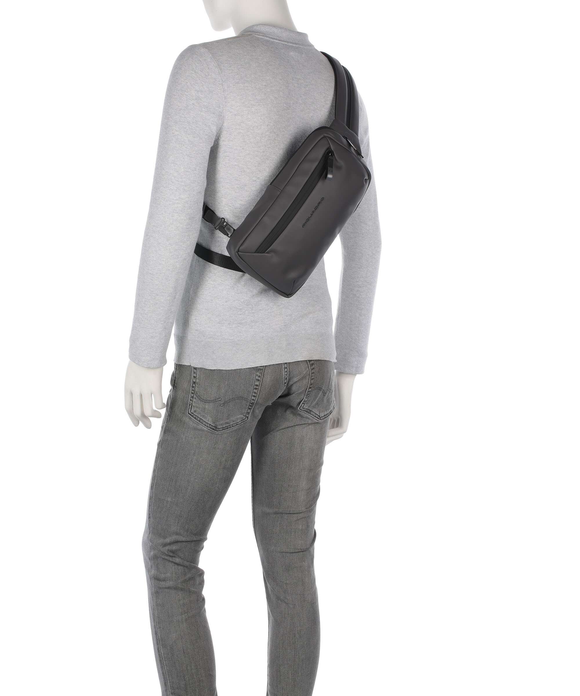 Piquadro C2OW Plecak na jedno ramię grigio - Image 4