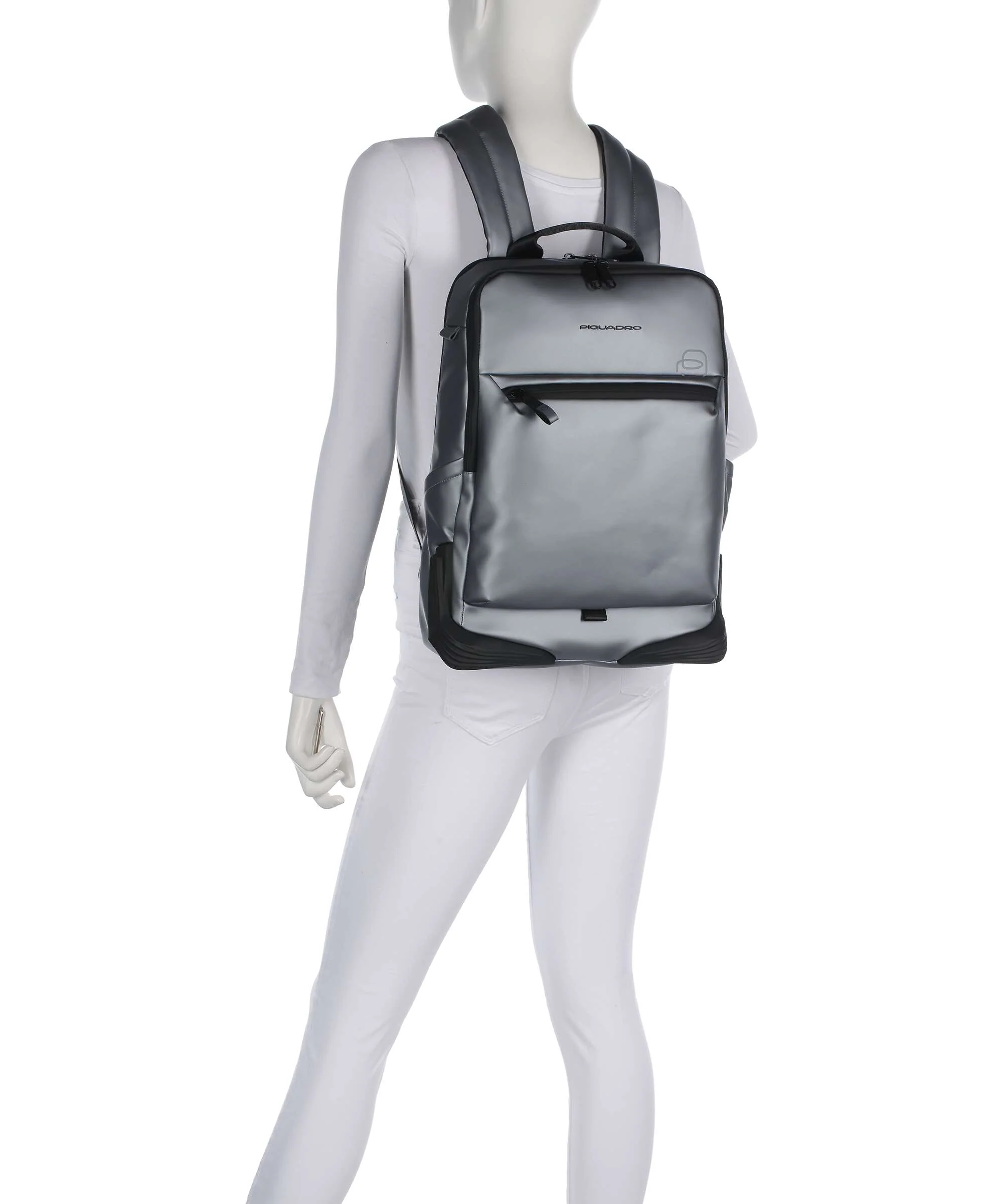 Piquadro C2OWD Plecak metal grey - Image 3