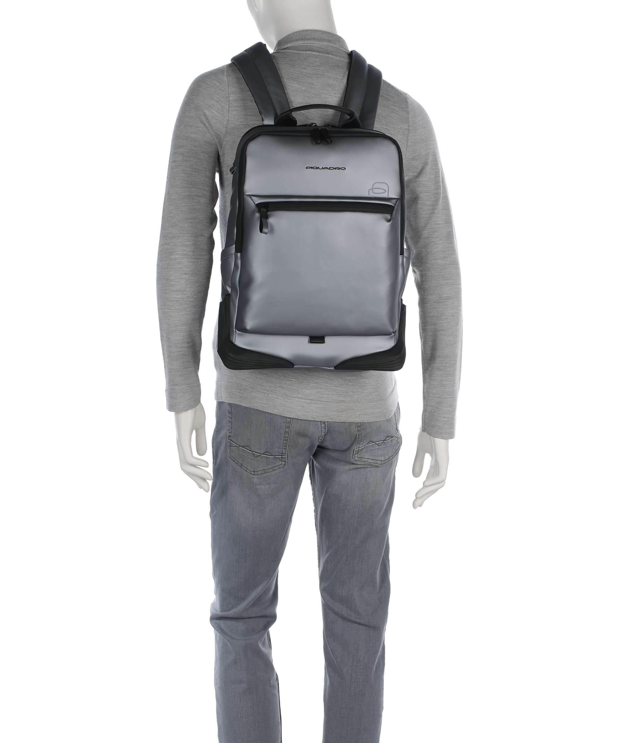 Piquadro C2OWD Plecak metal grey - Image 4
