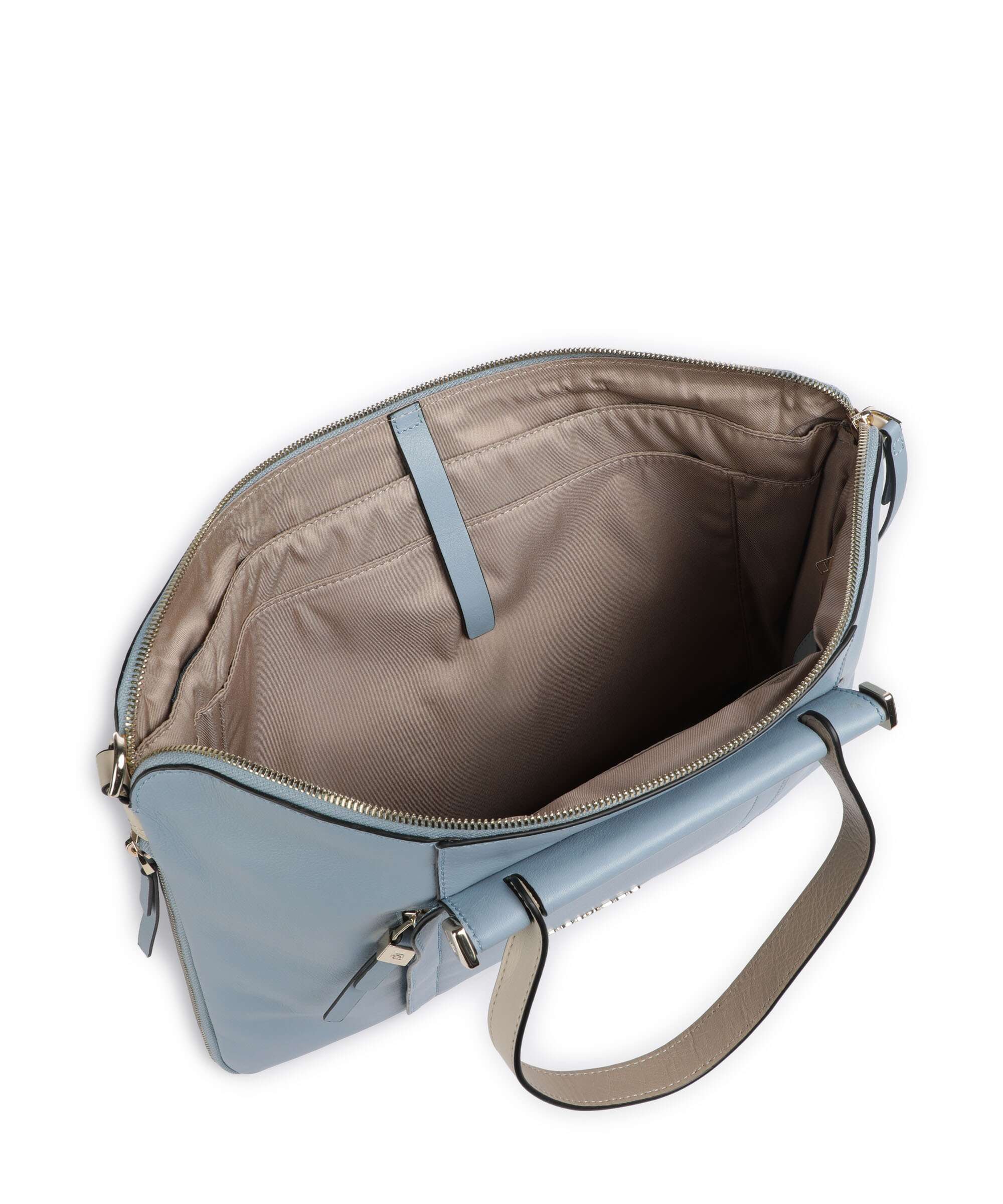 Piquadro Circle Aktówka light blue/beige - Image 6