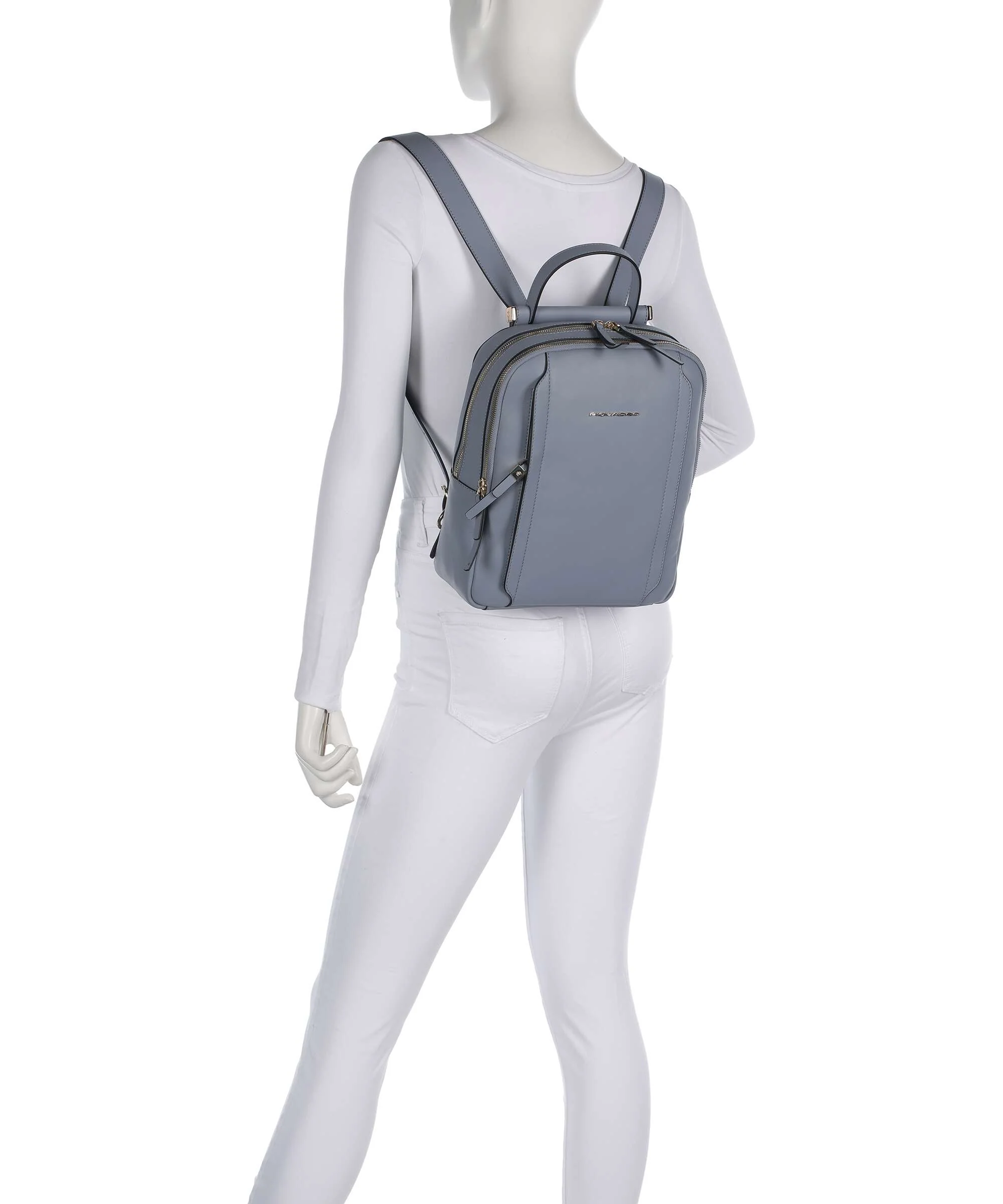 Piquadro Circle Plecak light blue - Image 3